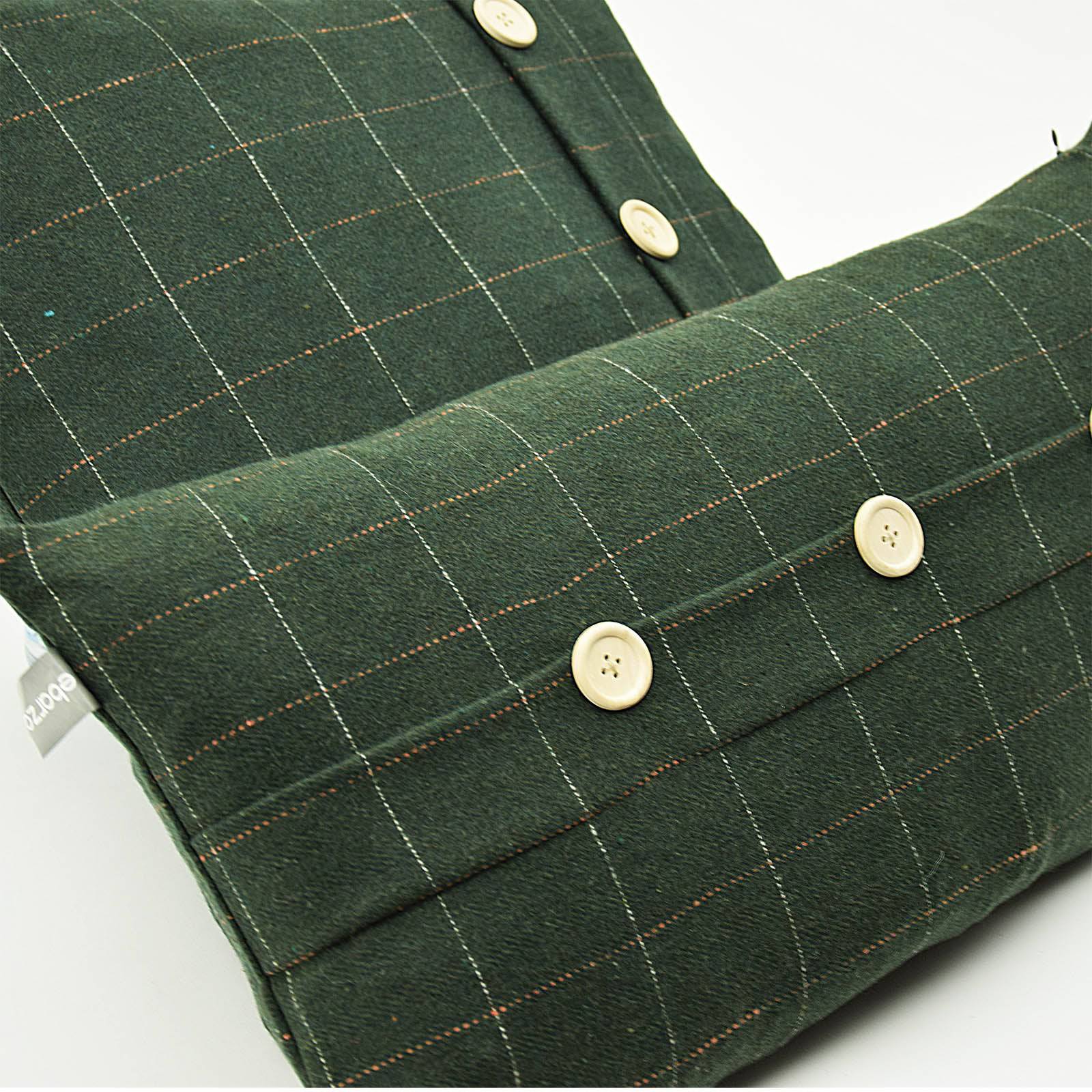 30X60 Cm Cushion Cover  1890A-012-Green -  Cushions - ebarza Furniture UAE | Shop Modern Furniture in Abu Dhabi & Dubai - مفروشات ايبازرا في الامارات | تسوق اثاث عصري وديكورات مميزة في دبي وابوظبي