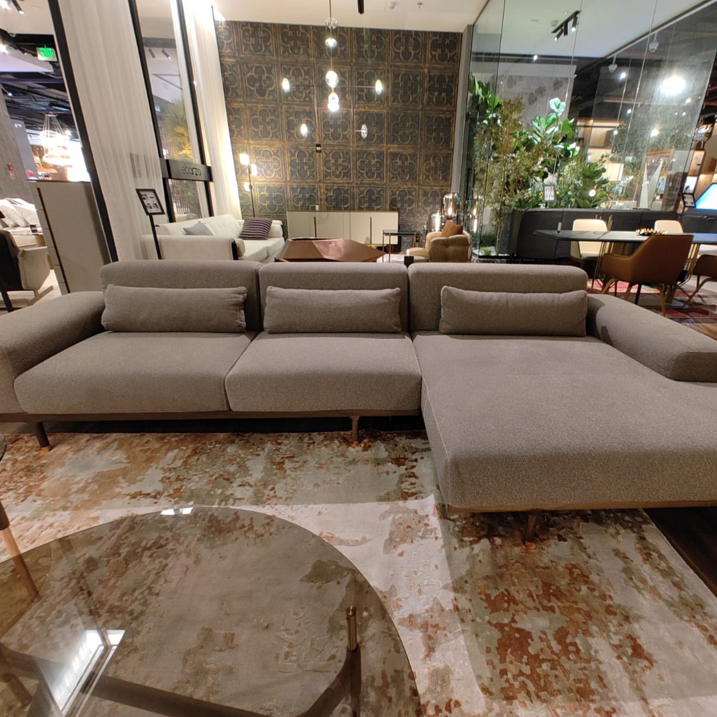 Display Item - Diamond Corner Sofa Diamondsmall001YAS -  USED ITEM | قطعة من المعرض - صوفا ركنيه من دايموند - ebarza Furniture UAE | Shop Modern Furniture in Abu Dhabi & Dubai - مفروشات ايبازرا في الامارات | تسوق اثاث عصري وديكورات مميزة في دبي وابوظبي