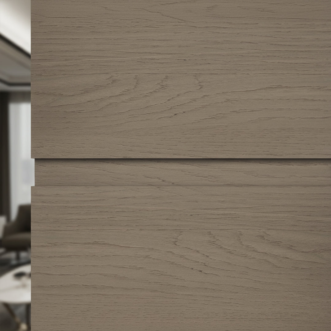 320H-ALUMINUM PROFILE- ADJUSTABLE U-PROFILE  COLOUR :Taupe Elm BP-105Y