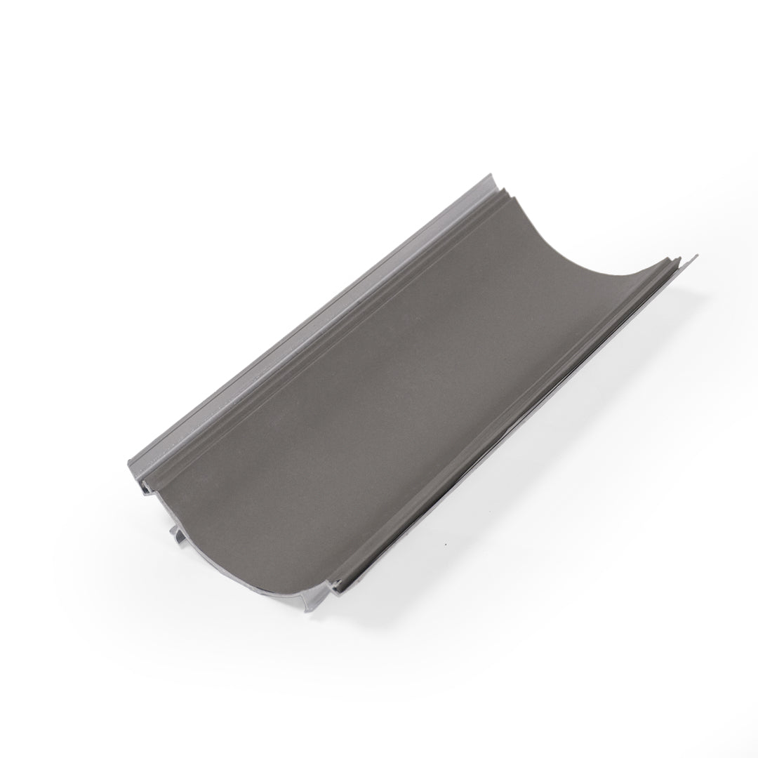 320H-ALUMINUM PROFILE- DESIGN SHAPE: Incorner Trim  COLOUR: Dark Cement BP-102Y