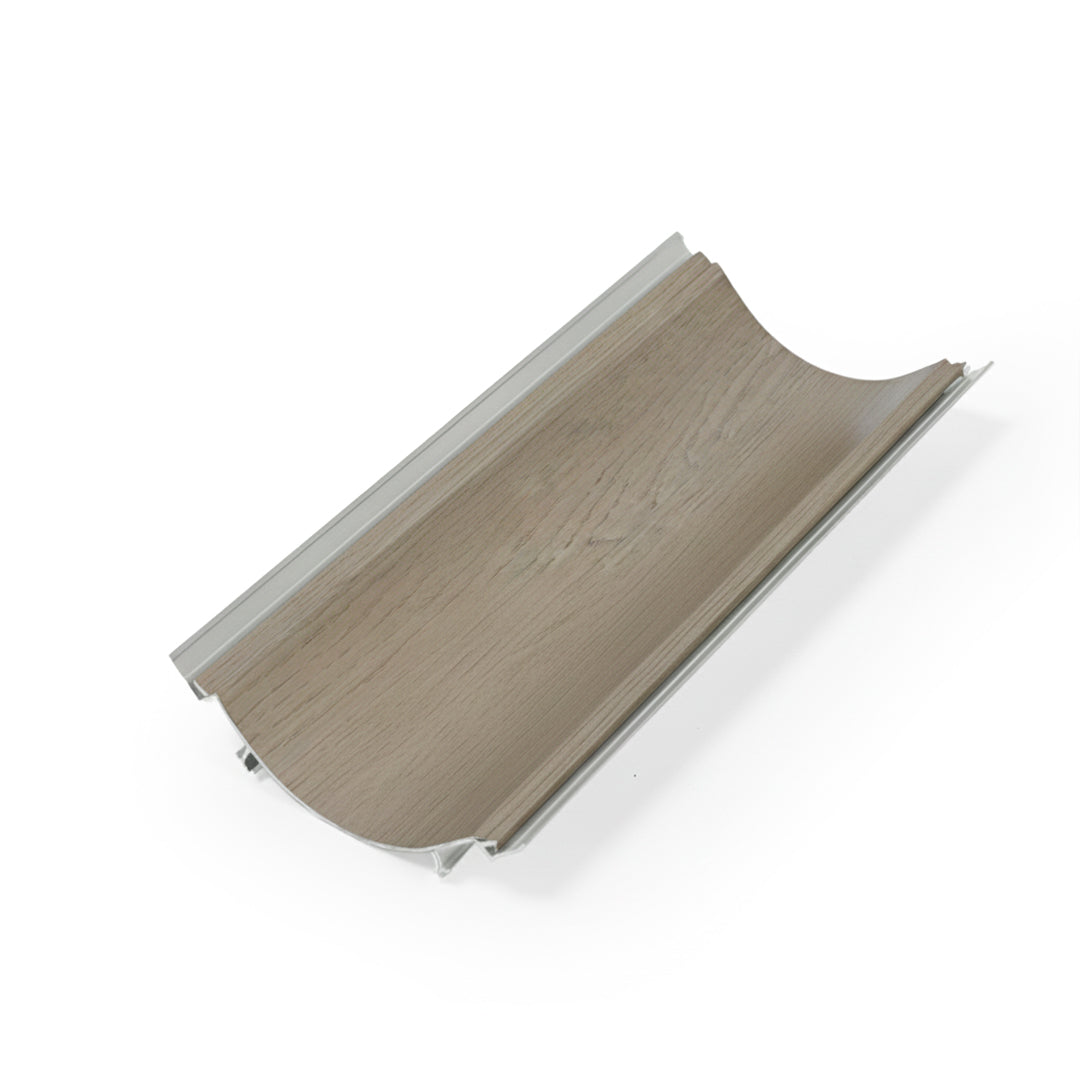 320H-ALUMINUM PROFILE- DESIGN SHAPE: Incorner Trim COLOUR:  Taupe Elm BP-105Y