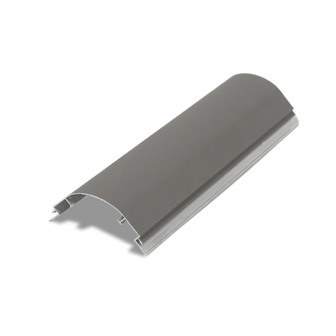 320H-ALUMINUM PROFILE- DESIGN SHAPE: Outcorner Trim  COLOUR:  Dark Cement BP-102Y