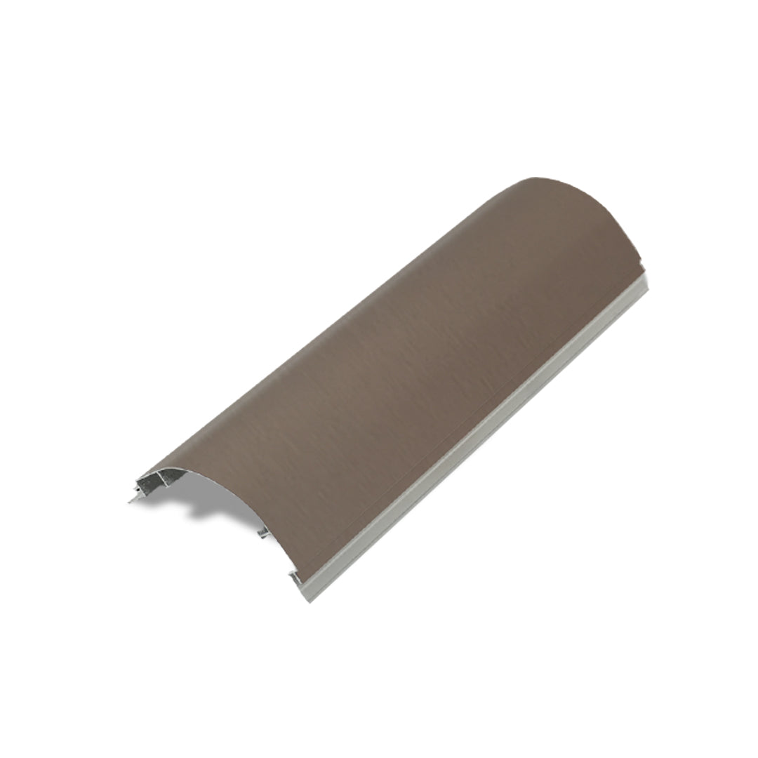 320H-ALUMINUM PROFILE- DESIGN SHAPE: Outcorner trim   COLOUR : Brass Brushed Metal BP-104K