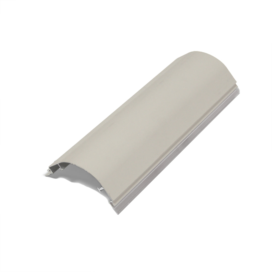 320H-ALUMINUM PROFILE- DESIGN SHAPE: Outcorner trim COLOUR: Light Cement BP-103Y