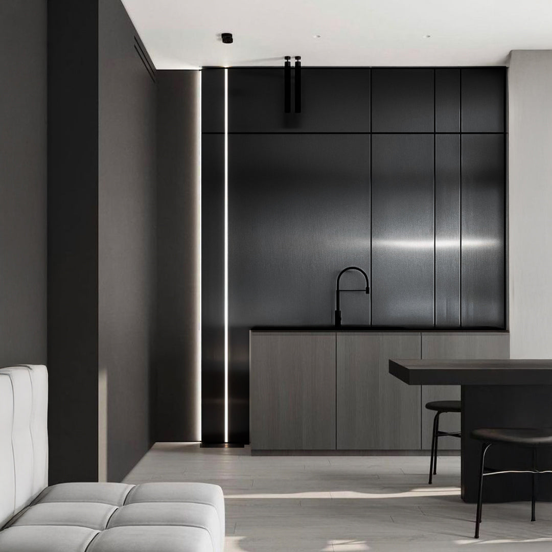 350*24cm  MULTIPURPOSE 4 SIDE WRAPPED DECORATION PANEL COLOUR : 1914 Metal