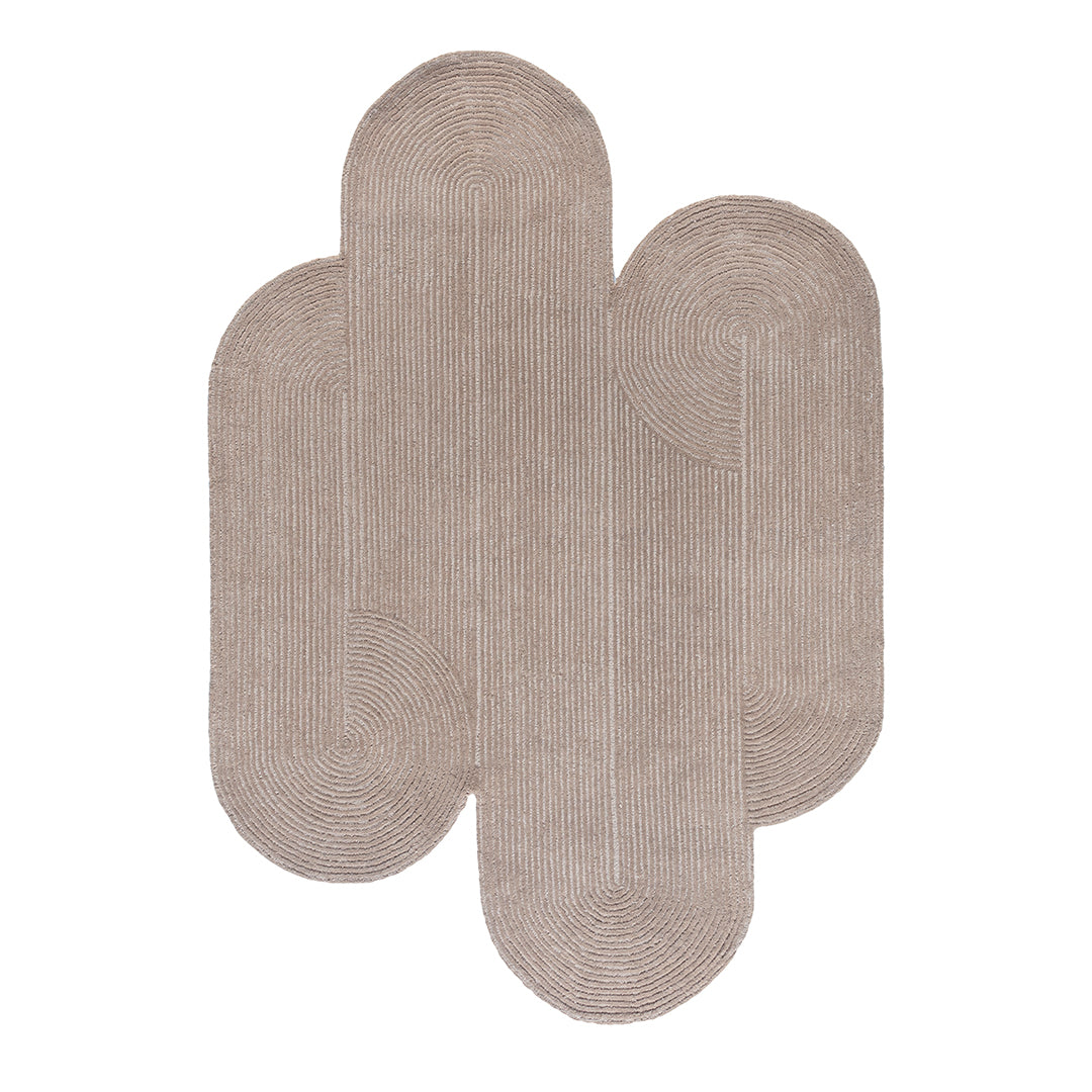 350X100 Cm WOOL Brown COLOR RUG JH-23544-Brown -  Rugs - ebarza Furniture UAE | Shop Modern Furniture in Abu Dhabi & Dubai - مفروشات ايبازرا في الامارات | تسوق اثاث عصري وديكورات مميزة في دبي وابوظبي