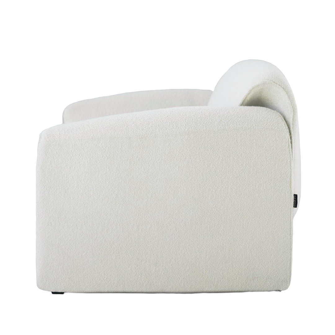 New Drancy White Armchair LC056-White beige