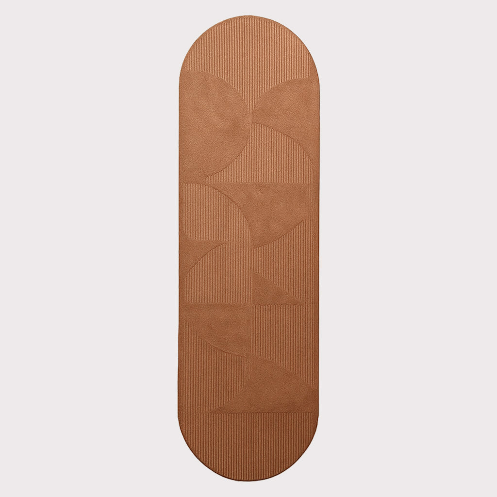 350X100 Cm KALEIDOSCOPE WOOL CLAY COLOR RUG JH-22745 -  Rugs - ebarza Furniture UAE | Shop Modern Furniture in Abu Dhabi & Dubai - مفروشات ايبازرا في الامارات | تسوق اثاث عصري وديكورات مميزة في دبي وابوظبي