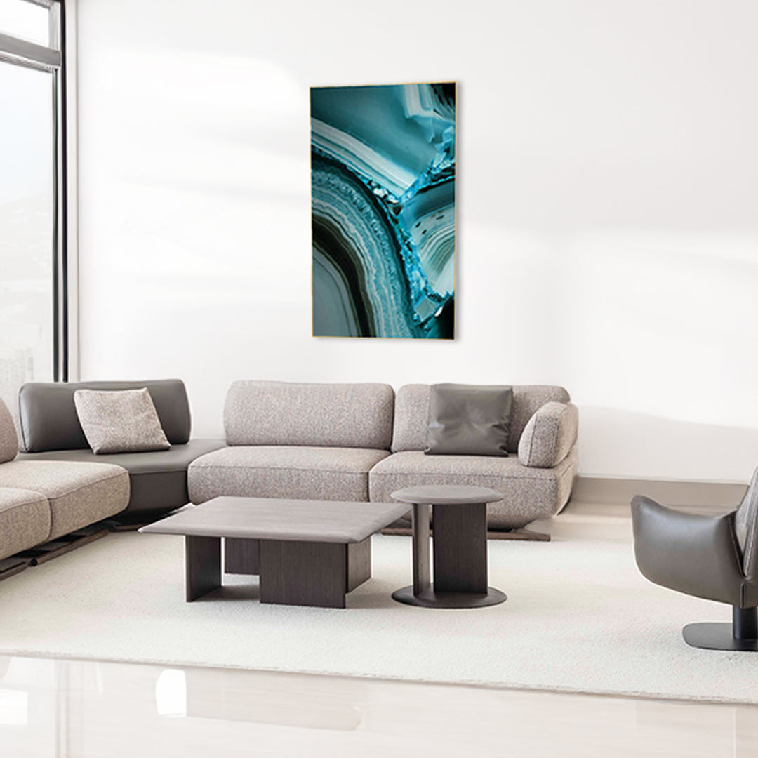 Blue Crystal  Print Painting Wall Art Fa-H1813B -  Paintings | لوحة جدارية بعنوان الكريستال الأزرق - ebarza Furniture UAE | Shop Modern Furniture in Abu Dhabi & Dubai - مفروشات ايبازرا في الامارات | تسوق اثاث عصري وديكورات مميزة في دبي وابوظبي