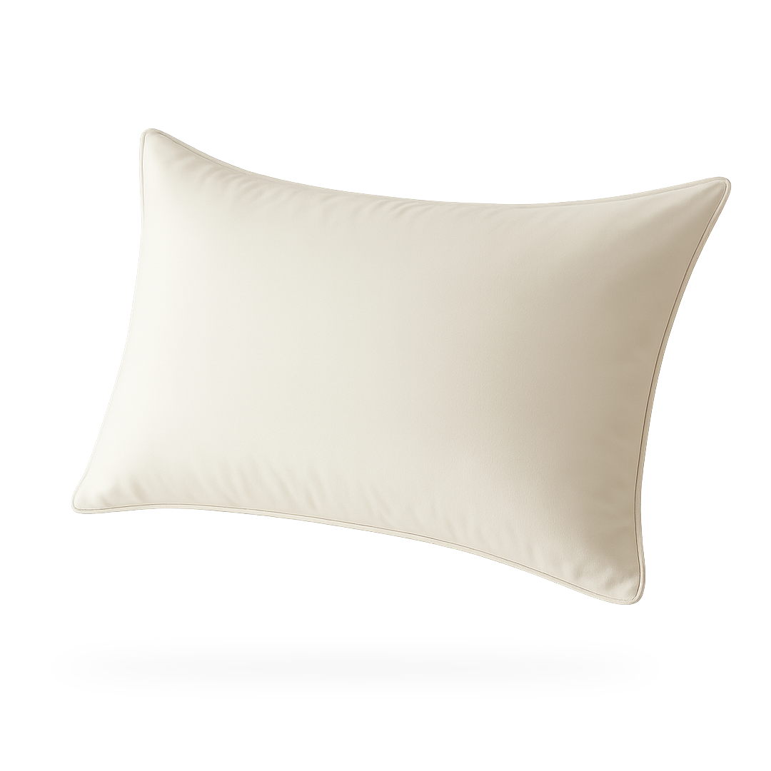 Ivory Pillowcase 50x70cm - 16mm Silk -  Bedding - ebarza Furniture UAE | Shop Modern Furniture in Abu Dhabi & Dubai - مفروشات ايبازرا في الامارات | تسوق اثاث عصري وديكورات مميزة في دبي وابوظبي
