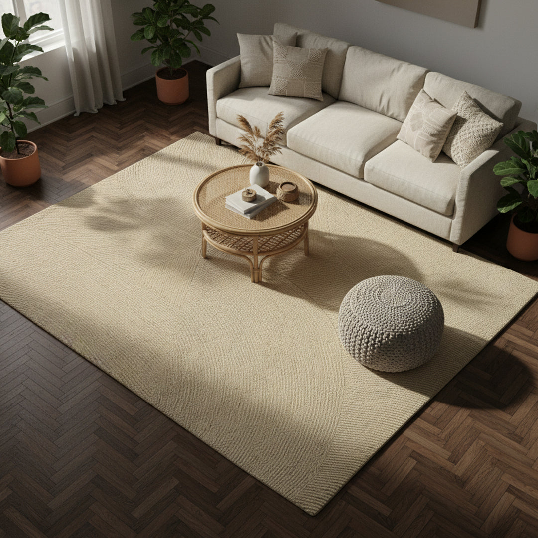 450X300 Cm WOOL BEIGE   Rug JH-22738 -  Rugs - ebarza Furniture UAE | Shop Modern Furniture in Abu Dhabi & Dubai - مفروشات ايبازرا في الامارات | تسوق اثاث عصري وديكورات مميزة في دبي وابوظبي