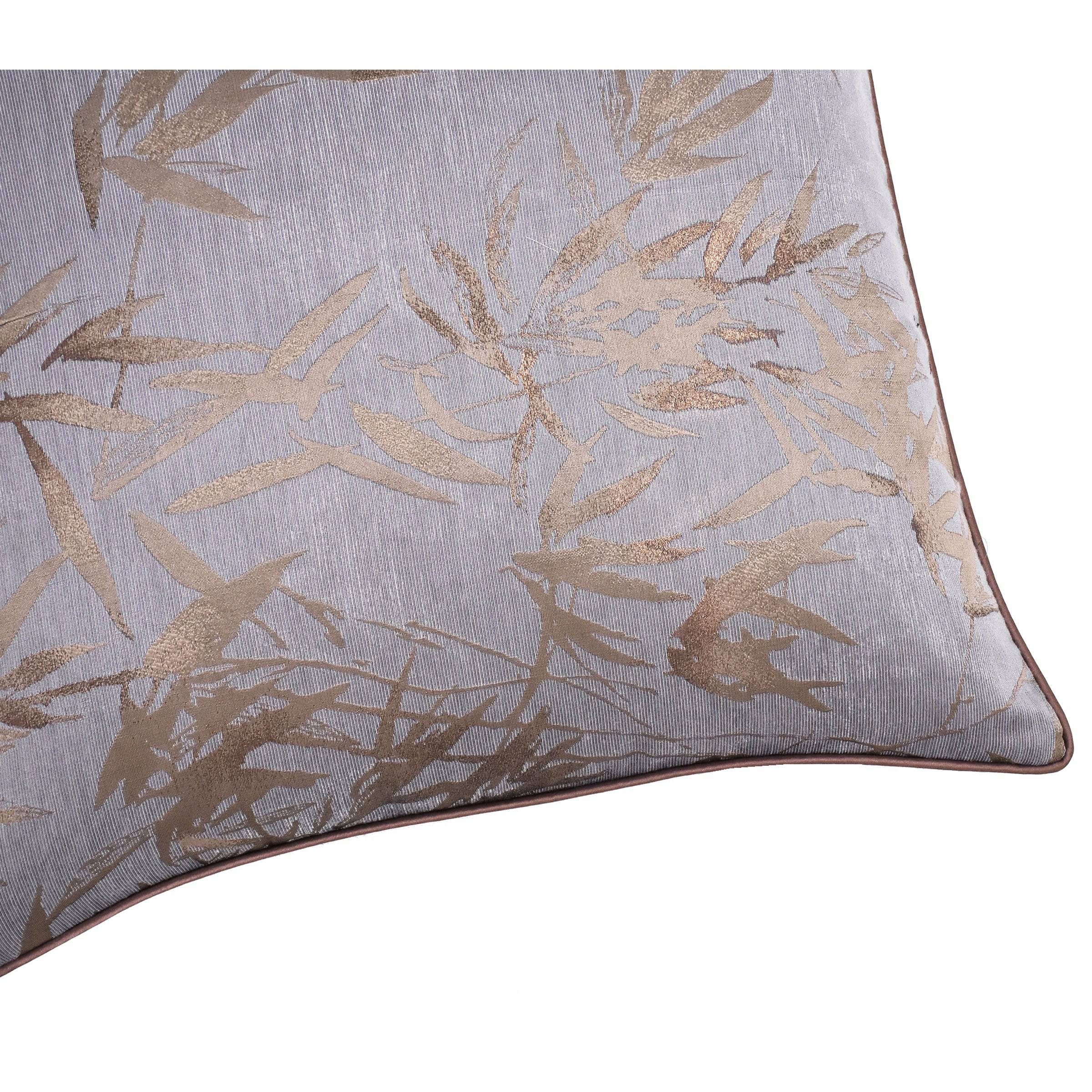 45X45 Cm Bamboo Leaf Jacquard Pillowcase Ecc-022 -  Cushions | وسادة إبارزا بزخرفة ورق الخيزران مقاس 45*45 سم - ebarza Furniture UAE | Shop Modern Furniture in Abu Dhabi & Dubai - مفروشات ايبازرا في الامارات | تسوق اثاث عصري وديكورات مميزة في دبي وابوظبي