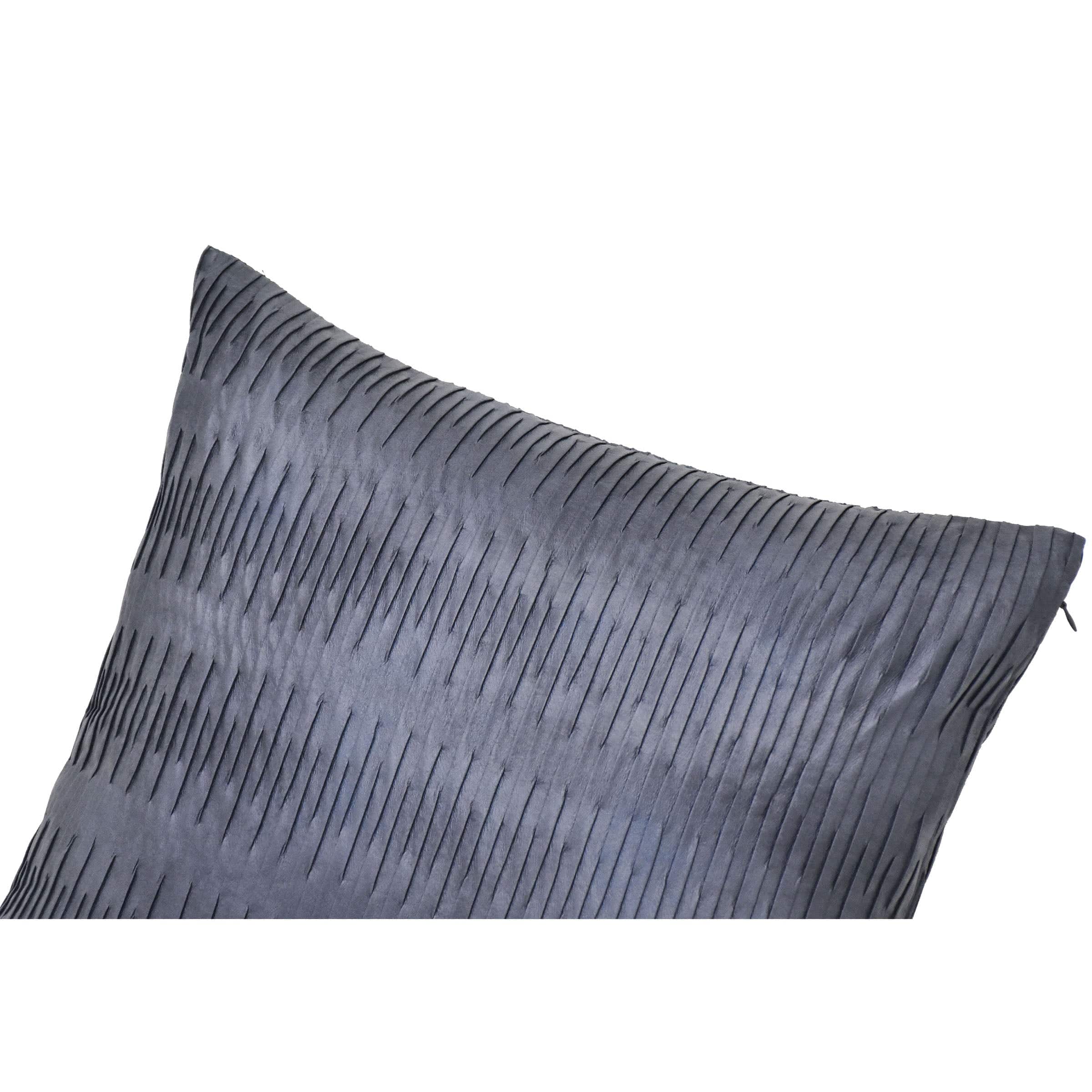 45X45 Cm Leo Imitation Leather Pleated Cushion Ecc-018 -  Cushions | 45*45 سم وسادة من الجلد المقلد بطيات من إبارزا - ebarza Furniture UAE | Shop Modern Furniture in Abu Dhabi & Dubai - مفروشات ايبازرا في الامارات | تسوق اثاث عصري وديكورات مميزة في دبي وابوظبي