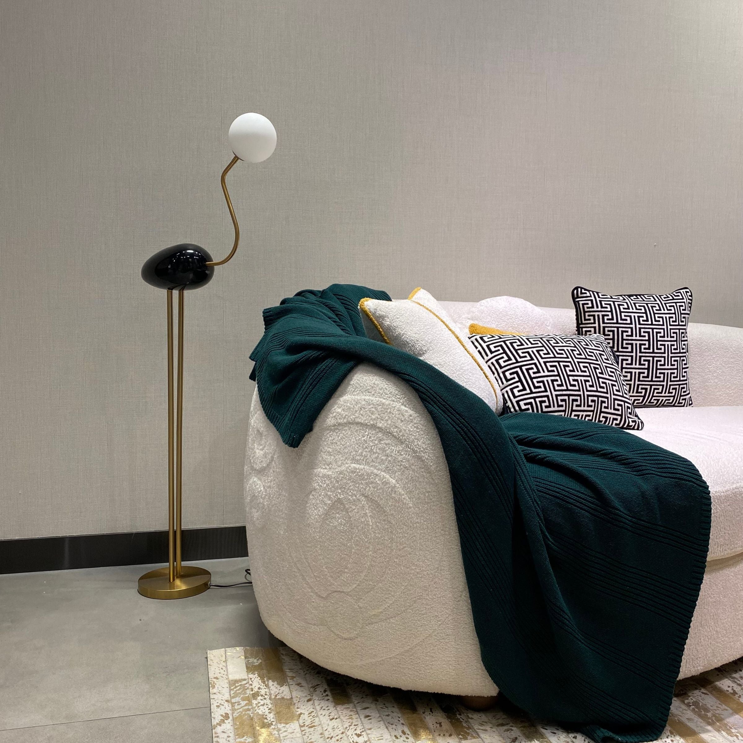 Flamingo Floor Lamp black CY-LTD-1011-B -  Floor Lamps | مصباح أرضي فلامنغو أسود - ebarza Furniture UAE | Shop Modern Furniture in Abu Dhabi & Dubai - مفروشات ايبازرا في الامارات | تسوق اثاث عصري وديكورات مميزة في دبي وابوظبي