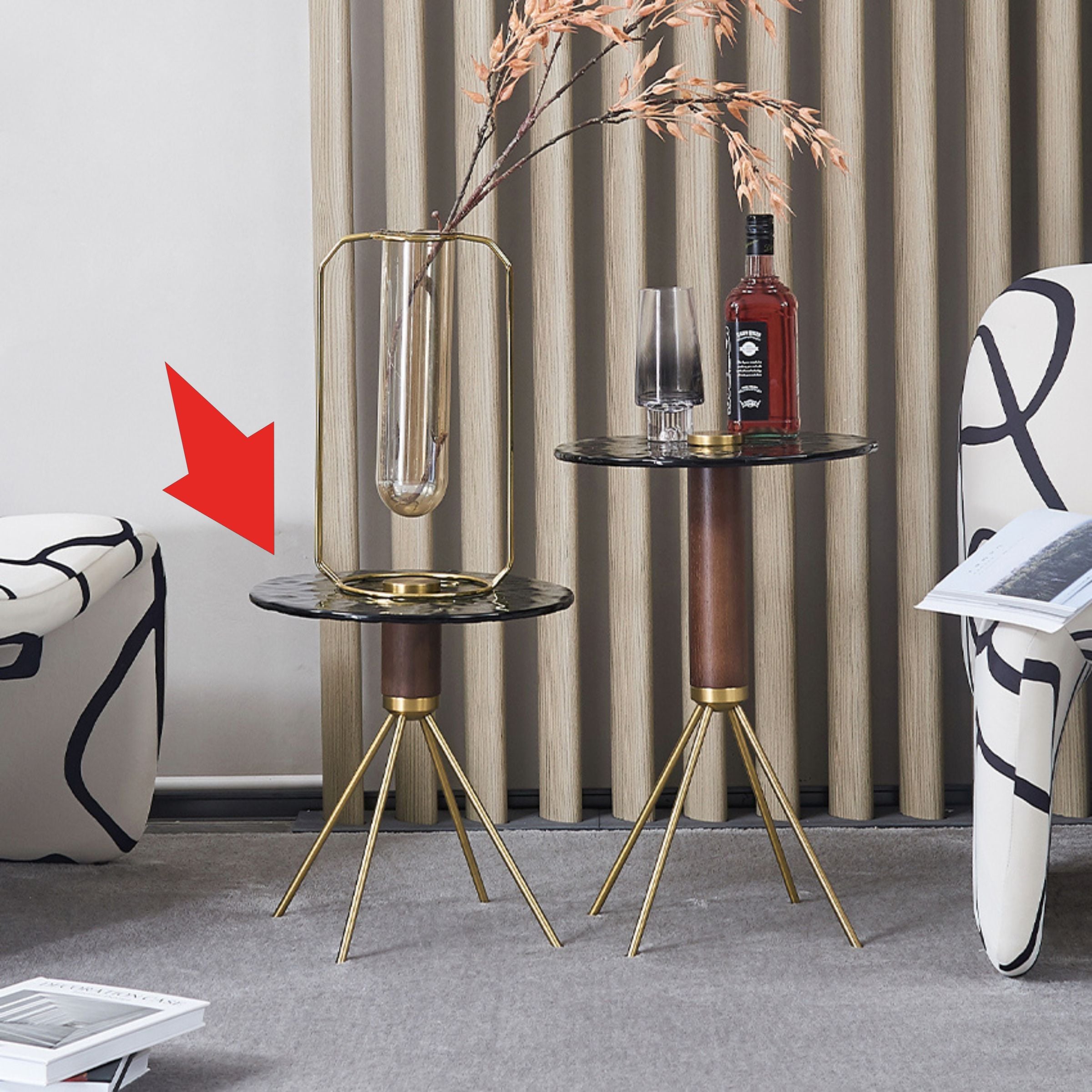 Lama Side Table 38 cm MLL-D62 -  Side Tables | طاولة جانبية من لاما 38 سم - ebarza Furniture UAE | Shop Modern Furniture in Abu Dhabi & Dubai - مفروشات ايبازرا في الامارات | تسوق اثاث عصري وديكورات مميزة في دبي وابوظبي