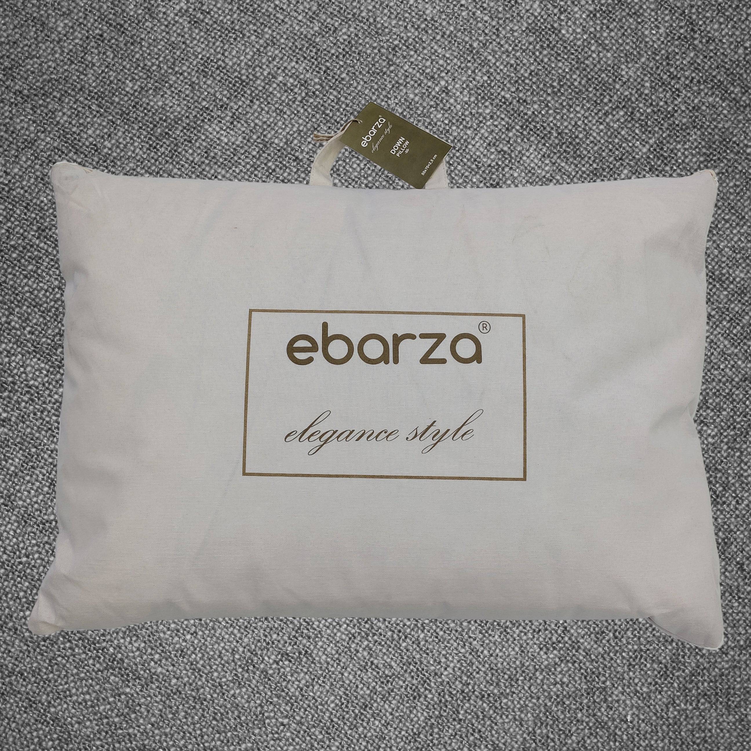 50X70 Down Feather  Pillow  010205570 -  Bedding | 50 وسادة ريش طبيعي ، 50 × 70 سم - ebarza Furniture UAE | Shop Modern Furniture in Abu Dhabi & Dubai - مفروشات ايبازرا في الامارات | تسوق اثاث عصري وديكورات مميزة في دبي وابوظبي