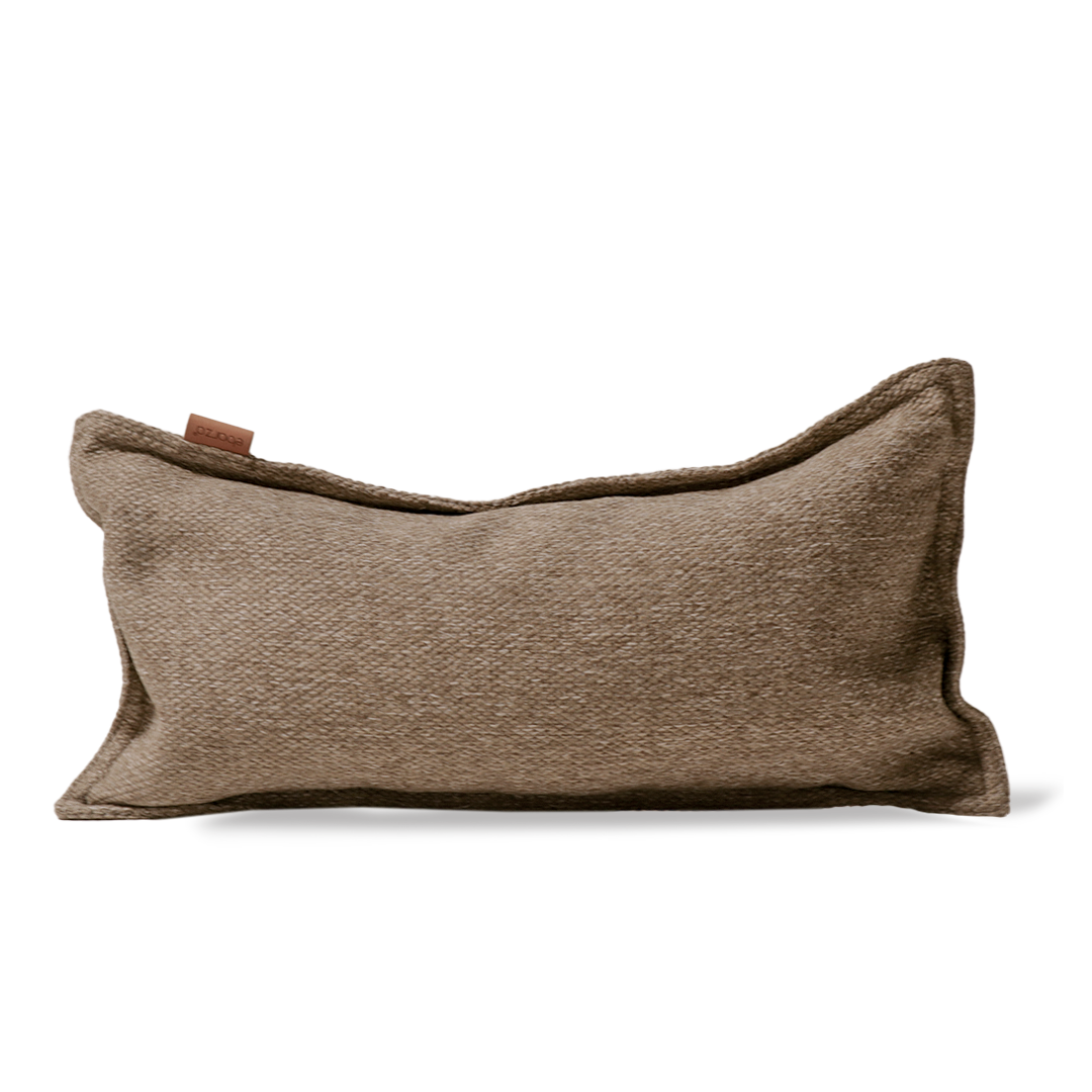 30*60  PILLOW With Zipper - Concha182-Brown -  Cushions - ebarza Furniture UAE | Shop Modern Furniture in Abu Dhabi & Dubai - مفروشات ايبازرا في الامارات | تسوق اثاث عصري وديكورات مميزة في دبي وابوظبي