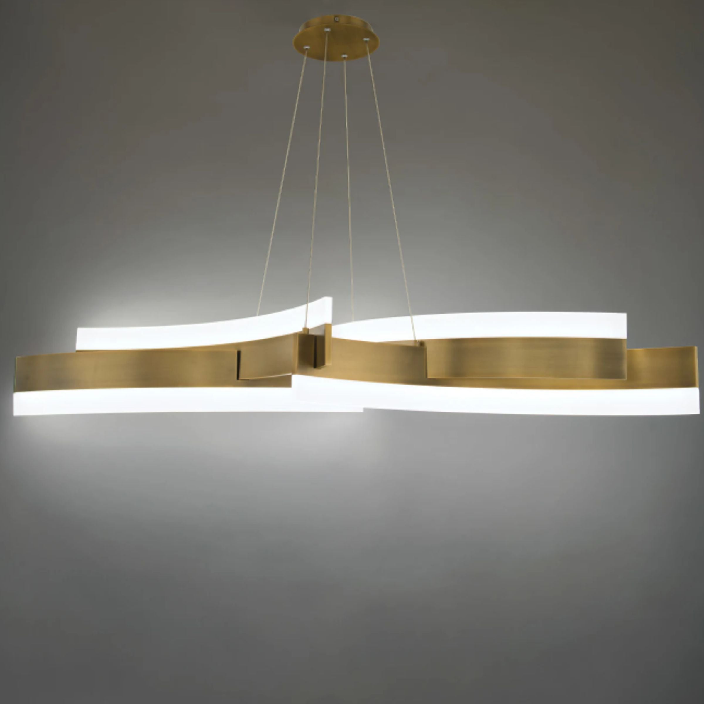 Lyra Gold Pendant Lamp CY-DD-1027-G -  Pendant Lamps | مصباح معلق ذهبي ليرا - ebarza Furniture UAE | Shop Modern Furniture in Abu Dhabi & Dubai - مفروشات ايبازرا في الامارات | تسوق اثاث عصري وديكورات مميزة في دبي وابوظبي