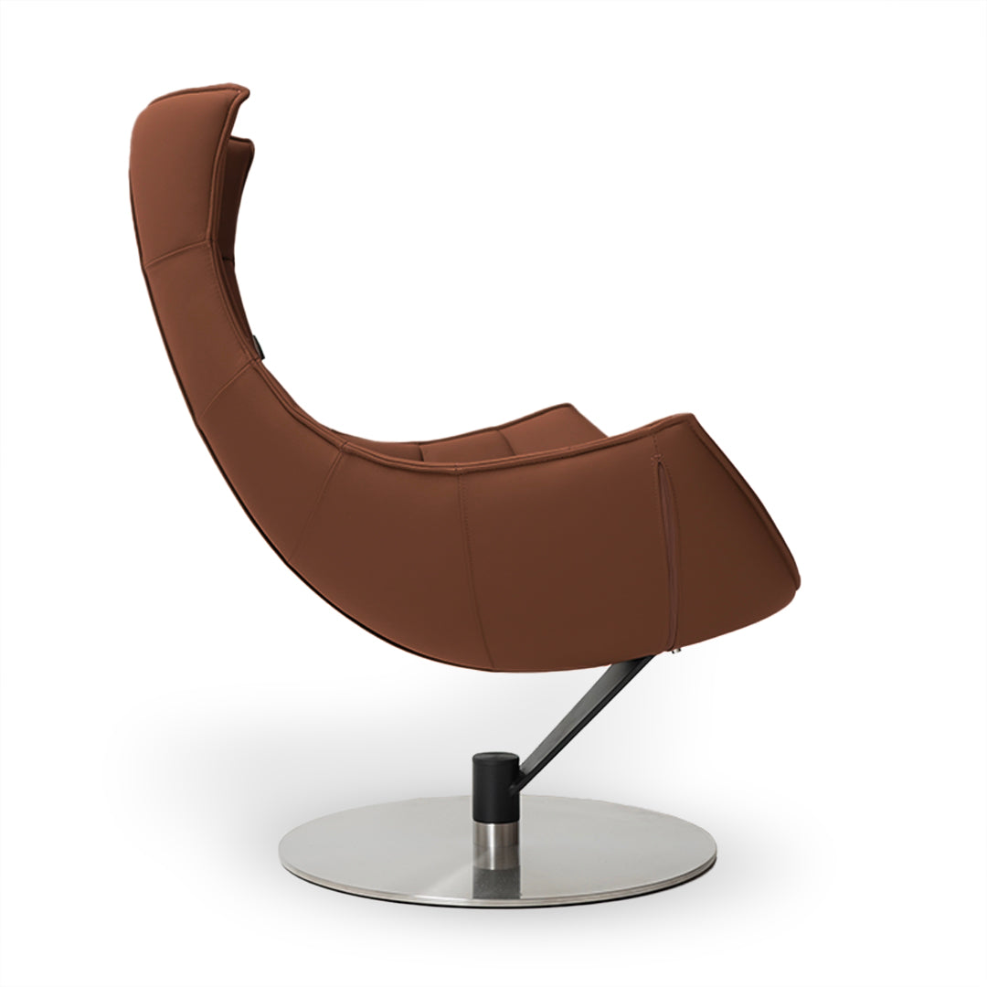 JIATAI SWIVEL Lounge Chair F-2039-Clay -  Lounge Chairs - ebarza Furniture UAE | Shop Modern Furniture in Abu Dhabi & Dubai - مفروشات ايبازرا في الامارات | تسوق اثاث عصري وديكورات مميزة في دبي وابوظبي