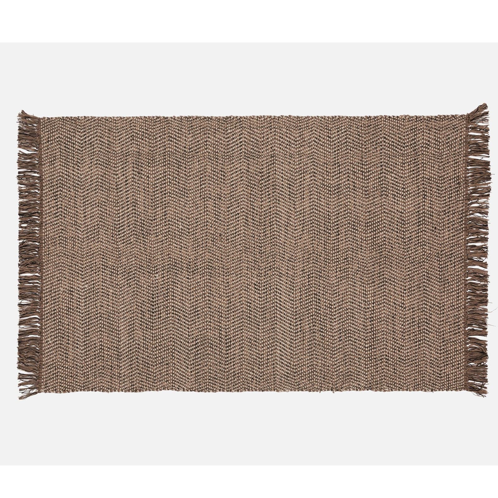 60X90 Cm Handmade Wool Rug  Jh-2875-Natural-Xs -  Rugs | 90x60 سم سجادة صوف صناعة يدوية - ebarza Furniture UAE | Shop Modern Furniture in Abu Dhabi & Dubai - مفروشات ايبازرا في الامارات | تسوق اثاث عصري وديكورات مميزة في دبي وابوظبي