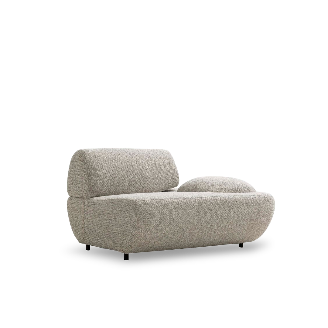 Mollis Right Module 125cm With Pouf for Mollis Sofa BER-RIGHTMODULE -  Sofas - ebarza Furniture UAE | Shop Modern Furniture in Abu Dhabi & Dubai - مفروشات ايبازرا في الامارات | تسوق اثاث عصري وديكورات مميزة في دبي وابوظبي