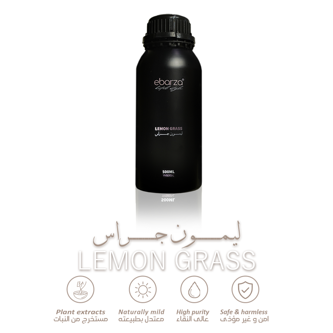 Lemon Grass Essential Oil -500ML YY8092-500ml-L -  Essential Oils - ebarza Furniture UAE | Shop Modern Furniture in Abu Dhabi & Dubai - مفروشات ايبازرا في الامارات | تسوق اثاث عصري وديكورات مميزة في دبي وابوظبي