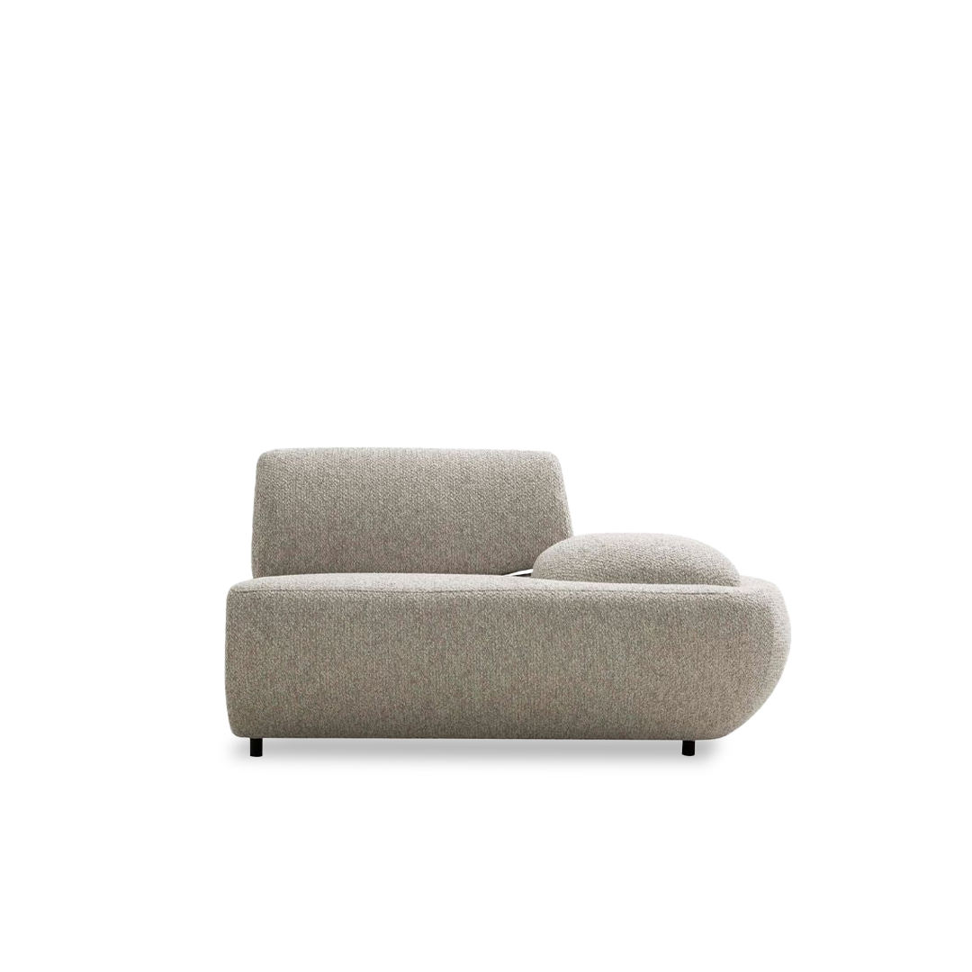 Mollis Right Module 125cm With Pouf for Mollis Sofa BER-RIGHTMODULE -  Sofas - ebarza Furniture UAE | Shop Modern Furniture in Abu Dhabi & Dubai - مفروشات ايبازرا في الامارات | تسوق اثاث عصري وديكورات مميزة في دبي وابوظبي