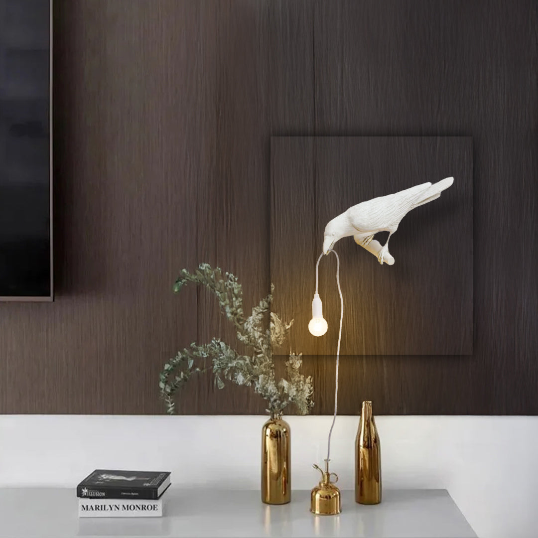 Beige Bird Wall Lamp HTD-IW1433-141