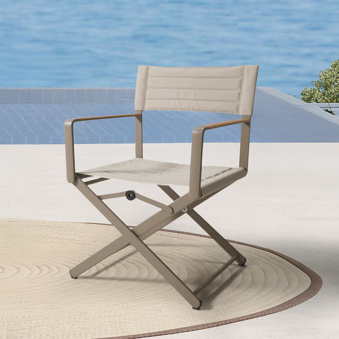 Chic Deluxe Outdoor Folding Armchair - AC5746C55TEX