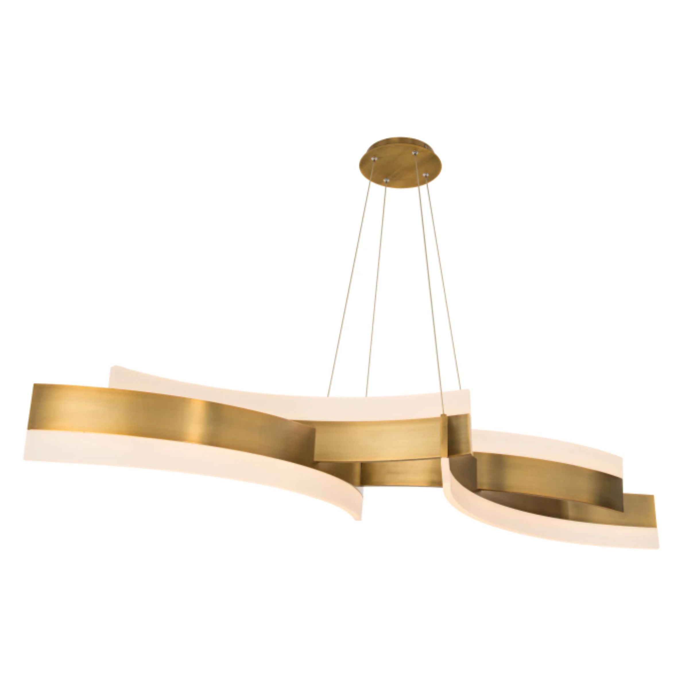 Lyra Gold Pendant Lamp CY-DD-1027-G -  Pendant Lamps | مصباح معلق ذهبي ليرا - ebarza Furniture UAE | Shop Modern Furniture in Abu Dhabi & Dubai - مفروشات ايبازرا في الامارات | تسوق اثاث عصري وديكورات مميزة في دبي وابوظبي