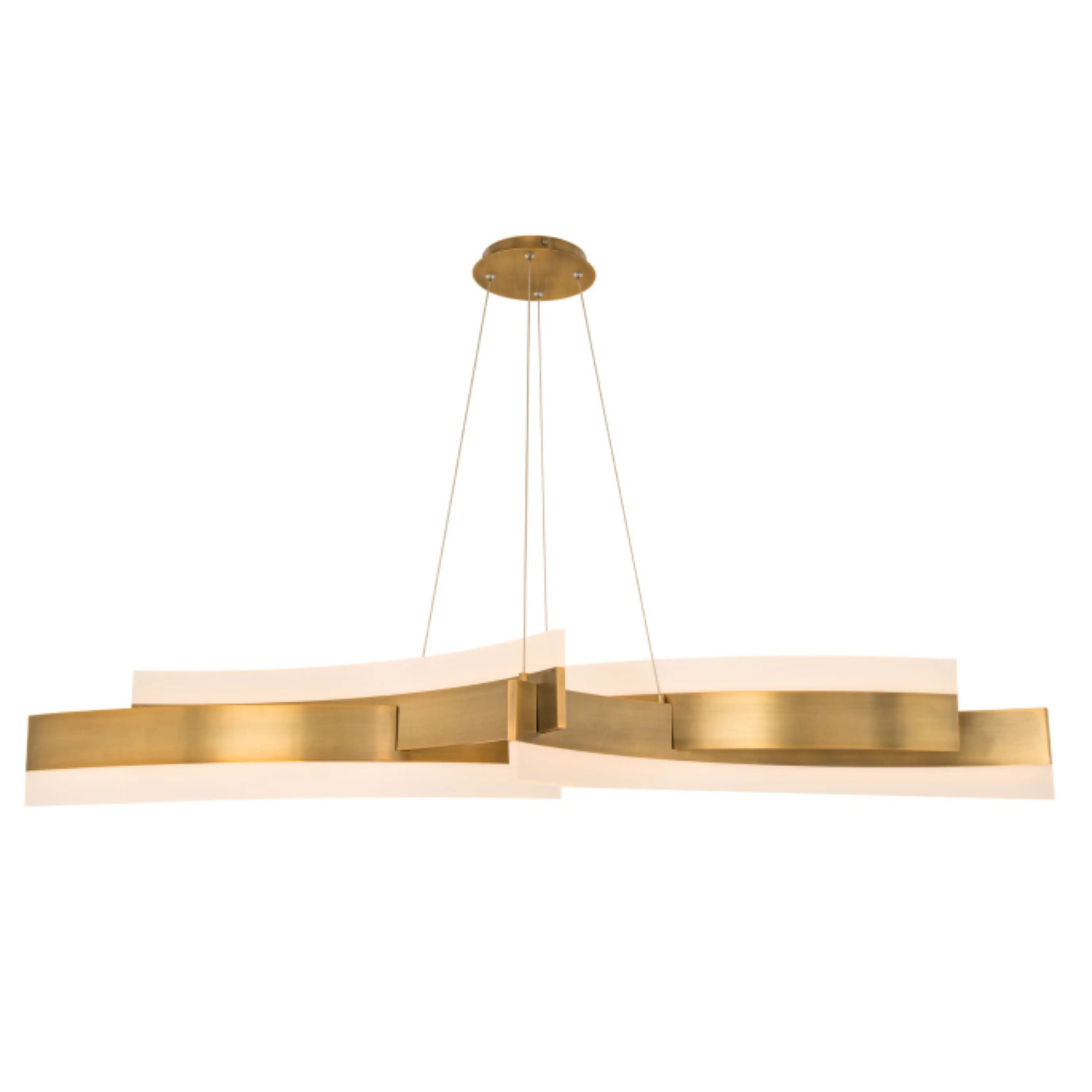 Lyra Gold Pendant Lamp CY-DD-1027-G -  Pendant Lamps | مصباح معلق ذهبي ليرا - ebarza Furniture UAE | Shop Modern Furniture in Abu Dhabi & Dubai - مفروشات ايبازرا في الامارات | تسوق اثاث عصري وديكورات مميزة في دبي وابوظبي