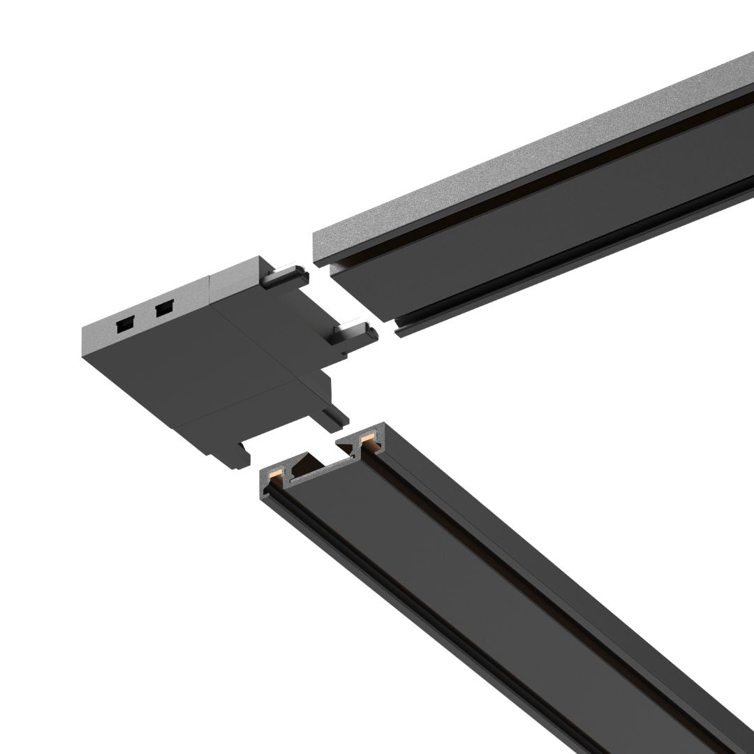 90 degree horizontal splicing piece For Ultra Thin Track Lighting MT26-A Dedicated accessories YND26-A-L -  Smart Track Lighting - ebarza Furniture UAE | Shop Modern Furniture in Abu Dhabi & Dubai - مفروشات ايبازرا في الامارات | تسوق اثاث عصري وديكورات مميزة في دبي وابوظبي