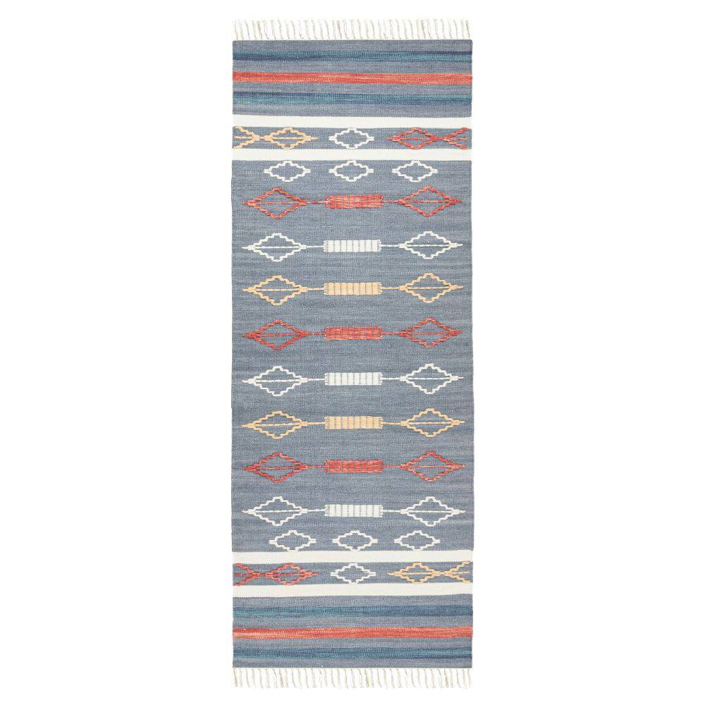 90X300 Cm Handmade Rug Jh-2713-Long -  Rugs - ebarza Furniture UAE | Shop Modern Furniture in Abu Dhabi & Dubai - مفروشات ايبازرا في الامارات | تسوق اثاث عصري وديكورات مميزة في دبي وابوظبي