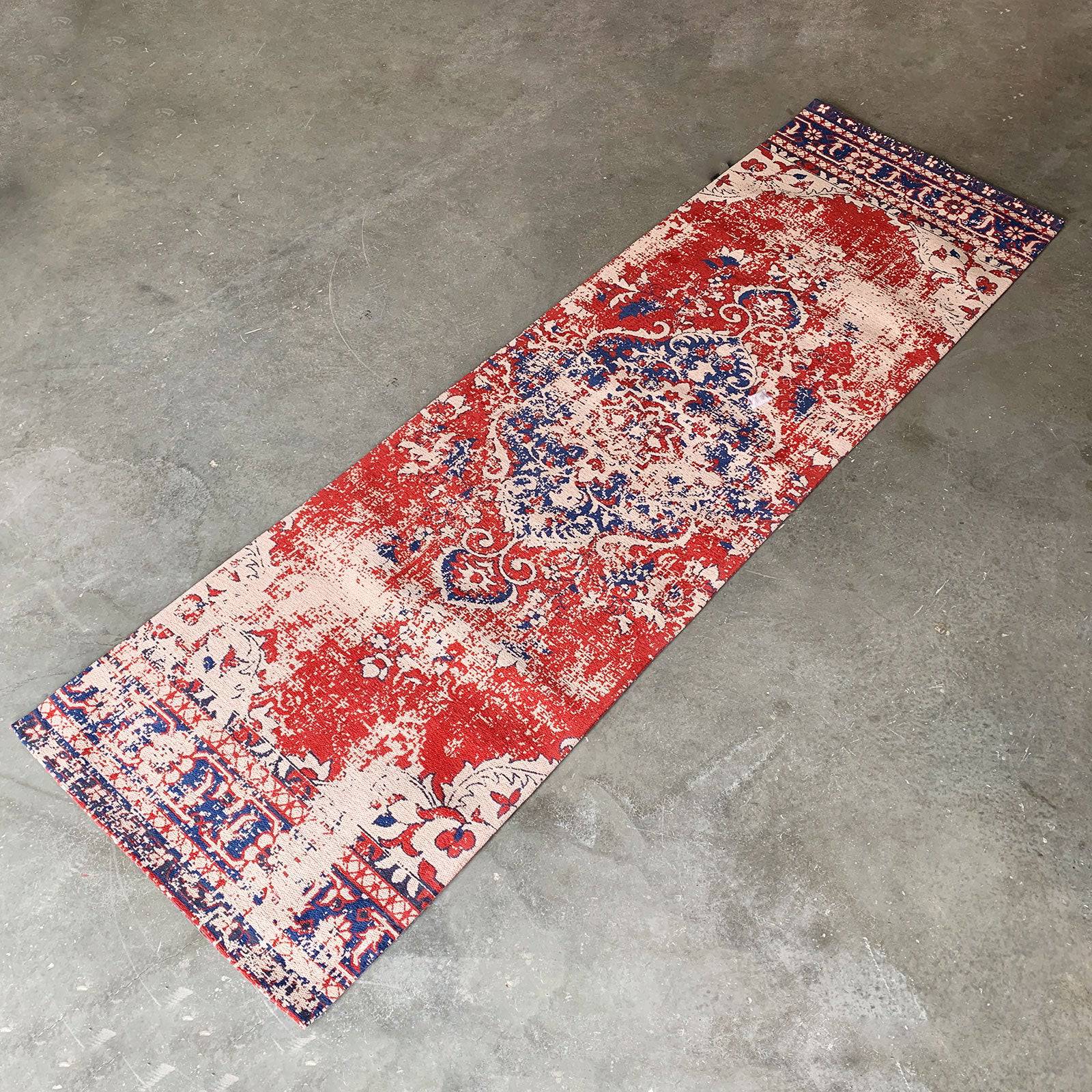 90X300 Cm Handmade Rug Melenia-Mx-164-Blue Blush  Long -  Rugs | سجادة صناعة يدوية ميلينيا 300 × 90 سم - ebarza Furniture UAE | Shop Modern Furniture in Abu Dhabi & Dubai - مفروشات ايبازرا في الامارات | تسوق اثاث عصري وديكورات مميزة في دبي وابوظبي