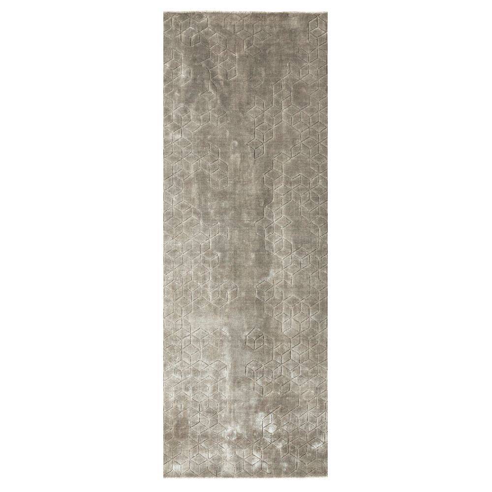 90X300 Cm Handmade Wool Rug Jh-20730-Long -  Rugs | 90X300 سم سجادة صوف يدوية الصنع - ebarza Furniture UAE | Shop Modern Furniture in Abu Dhabi & Dubai - مفروشات ايبازرا في الامارات | تسوق اثاث عصري وديكورات مميزة في دبي وابوظبي