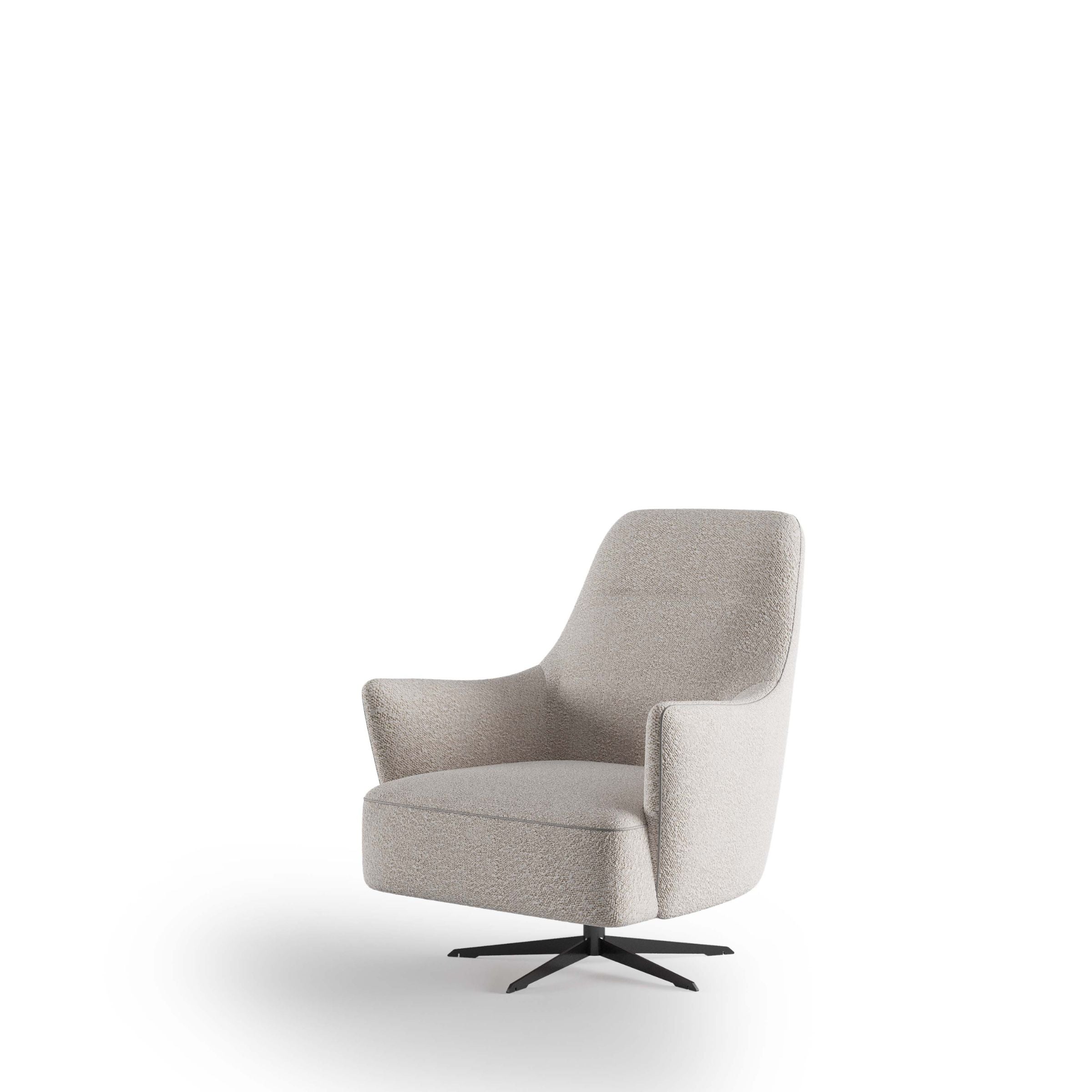 LORETTA Armchair YOLRTA-ARMCH -  Armchairs | كرسي لوريتا - ebarza Furniture UAE | Shop Modern Furniture in Abu Dhabi & Dubai - مفروشات ايبازرا في الامارات | تسوق اثاث عصري وديكورات مميزة في دبي وابوظبي