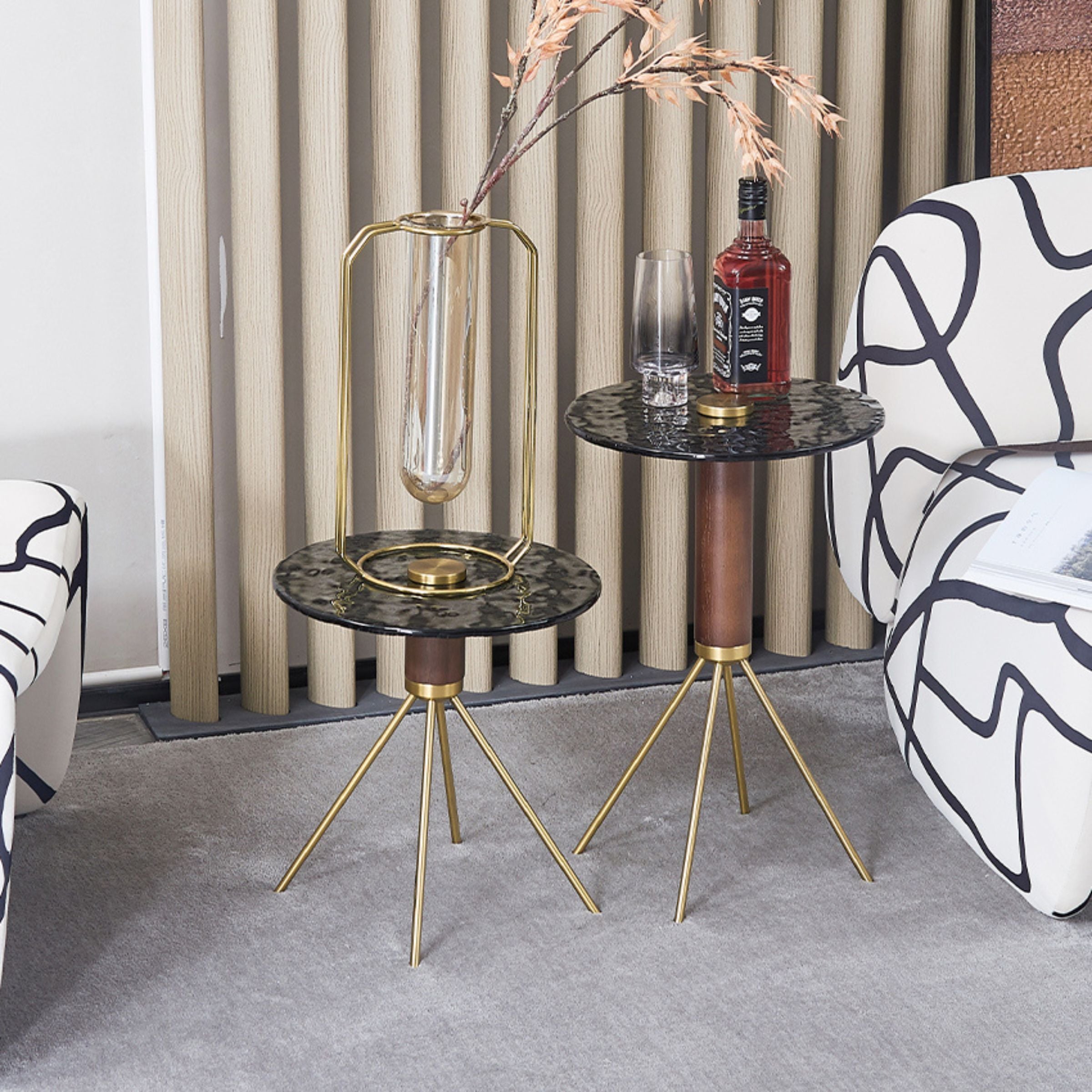 Lama Side Table 38 cm MLL-D62 -  Side Tables | طاولة جانبية من لاما 38 سم - ebarza Furniture UAE | Shop Modern Furniture in Abu Dhabi & Dubai - مفروشات ايبازرا في الامارات | تسوق اثاث عصري وديكورات مميزة في دبي وابوظبي