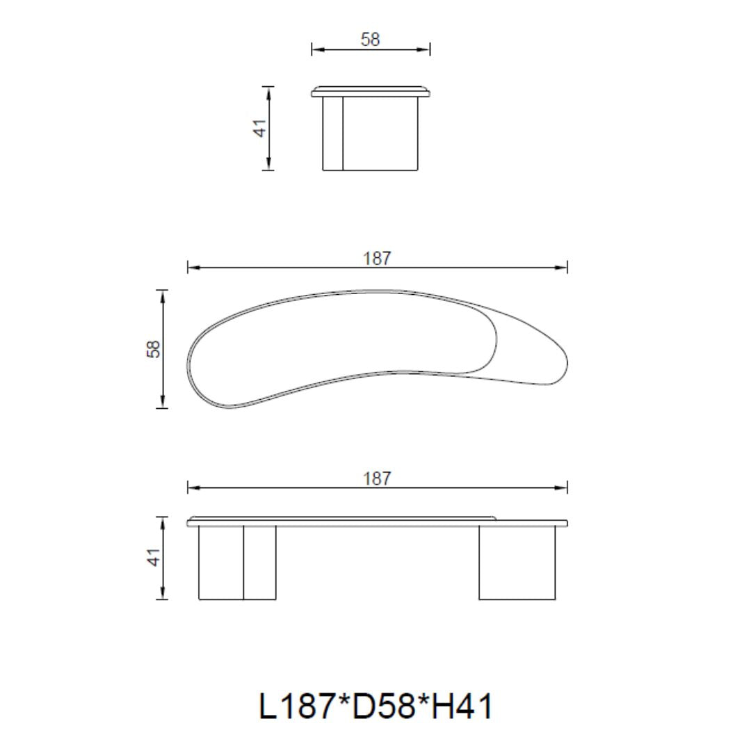 Grandeur Bench AMCJ-TD6069 -  Benches - ebarza Furniture UAE | Shop Modern Furniture in Abu Dhabi & Dubai - مفروشات ايبازرا في الامارات | تسوق اثاث عصري وديكورات مميزة في دبي وابوظبي