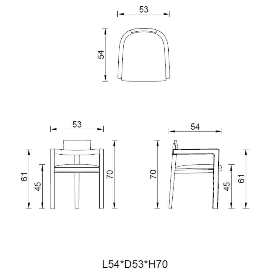 Nexus Dining Chair AMF-CY368 -  Chairs - ebarza Furniture UAE | Shop Modern Furniture in Abu Dhabi & Dubai - مفروشات ايبازرا في الامارات | تسوق اثاث عصري وديكورات مميزة في دبي وابوظبي