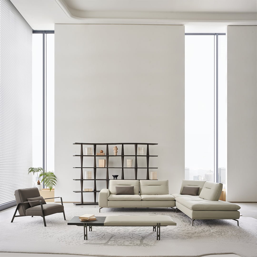 Nexus Modular Sofa with left Relaxed 2-Seater without Arm - AMF-S180 -  Sofas - ebarza Furniture UAE | Shop Modern Furniture in Abu Dhabi & Dubai - مفروشات ايبازرا في الامارات | تسوق اثاث عصري وديكورات مميزة في دبي وابوظبي