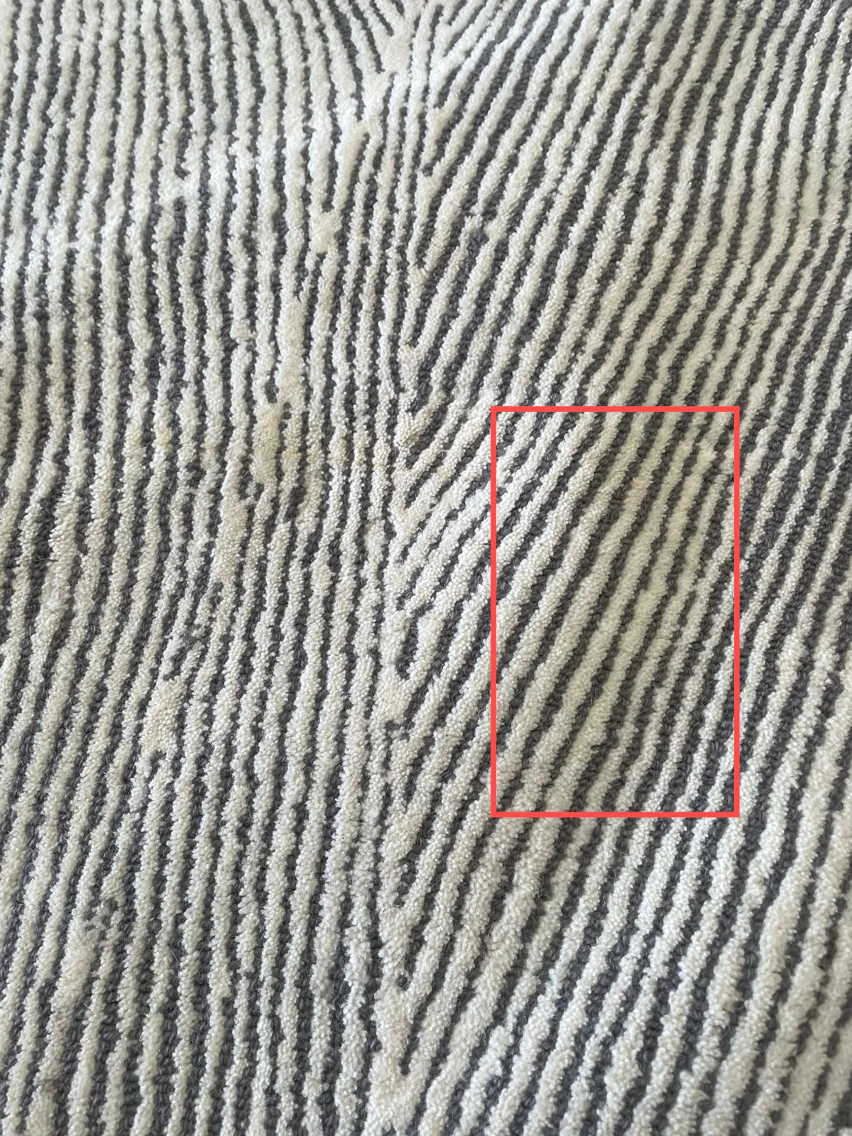 AS IS - D350 Cm WOOL GREY Rug JH-22740