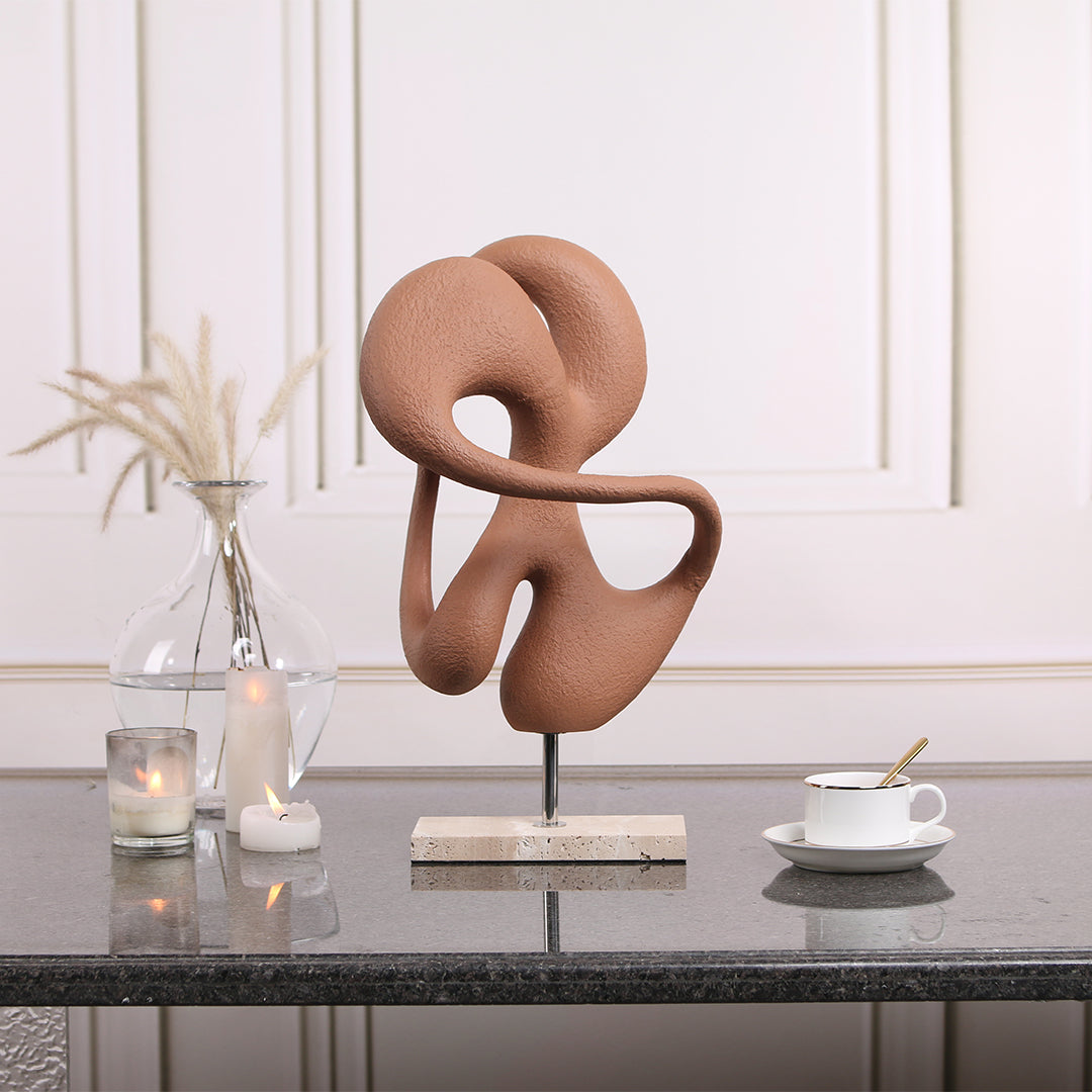 Abstract Sculpture KA3099A -  Home Decor Figurines - ebarza Furniture UAE | Shop Modern Furniture in Abu Dhabi & Dubai - مفروشات ايبازرا في الامارات | تسوق اثاث عصري وديكورات مميزة في دبي وابوظبي