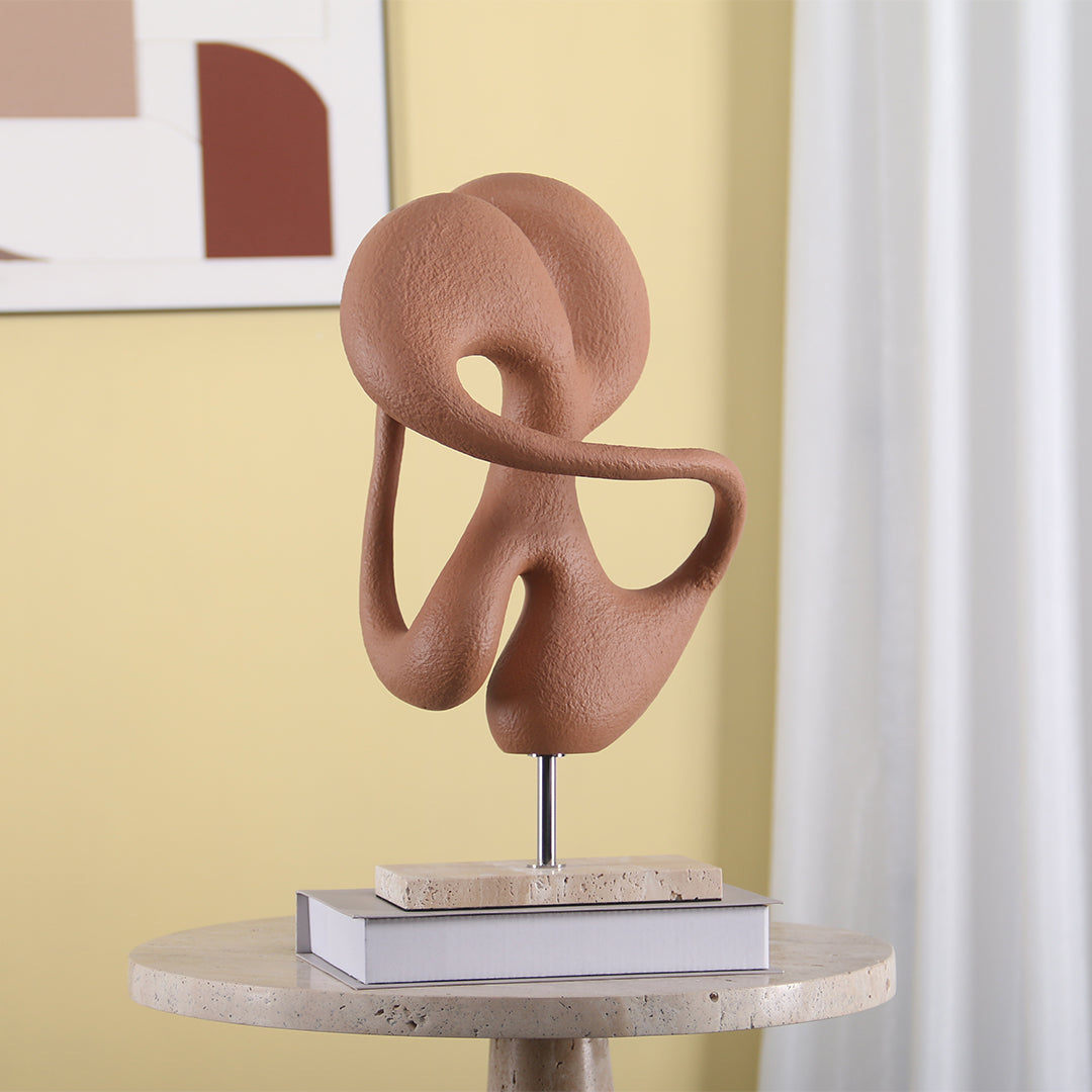 Abstract Sculpture KA3099A -  Home Decor Figurines - ebarza Furniture UAE | Shop Modern Furniture in Abu Dhabi & Dubai - مفروشات ايبازرا في الامارات | تسوق اثاث عصري وديكورات مميزة في دبي وابوظبي