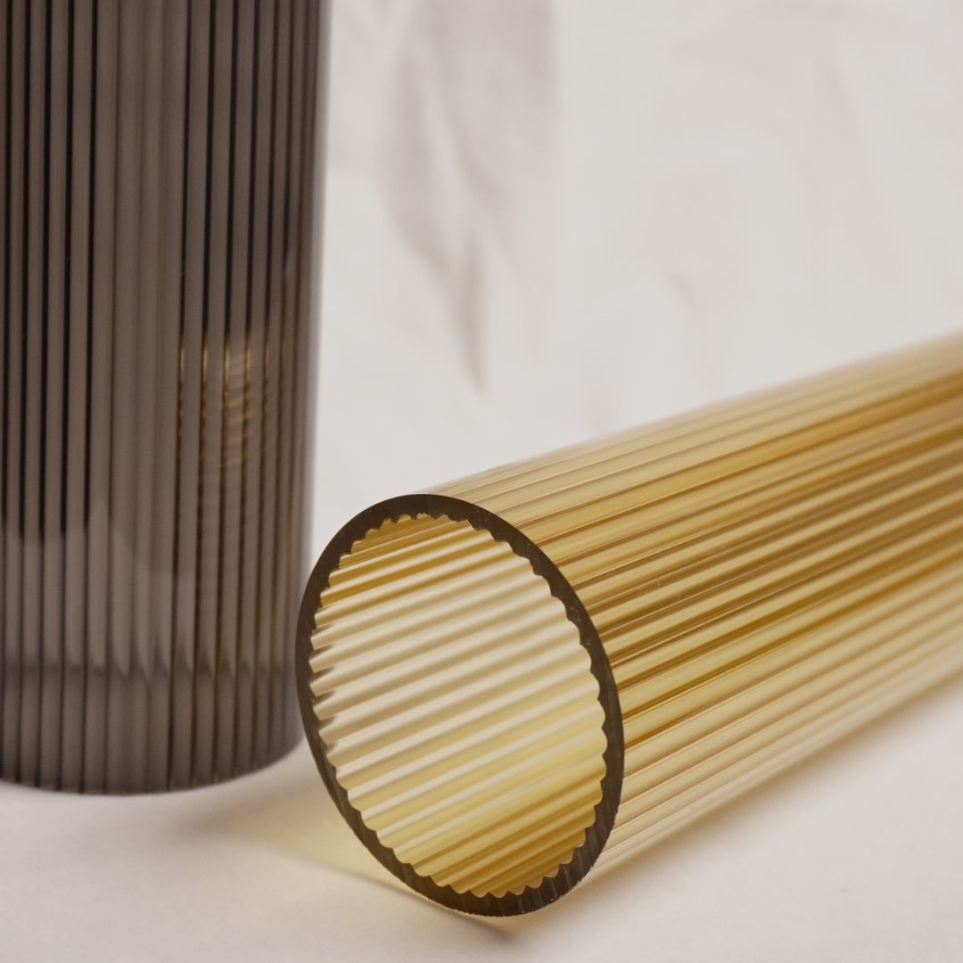 Acrylic Inner Striped Tube TOD50CPMMA -  Door Handles - ebarza Furniture UAE | Shop Modern Furniture in Abu Dhabi & Dubai - مفروشات ايبازرا في الامارات | تسوق اثاث عصري وديكورات مميزة في دبي وابوظبي