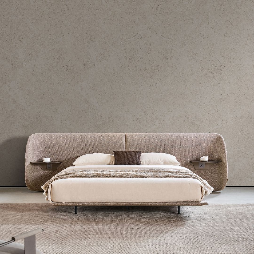 Pre-order 15 Days Delivery Alas King Size Bed - AMF-C656 -  Bedsteads - ebarza Furniture UAE | Shop Modern Furniture in Abu Dhabi & Dubai - مفروشات ايبازرا في الامارات | تسوق اثاث عصري وديكورات مميزة في دبي وابوظبي