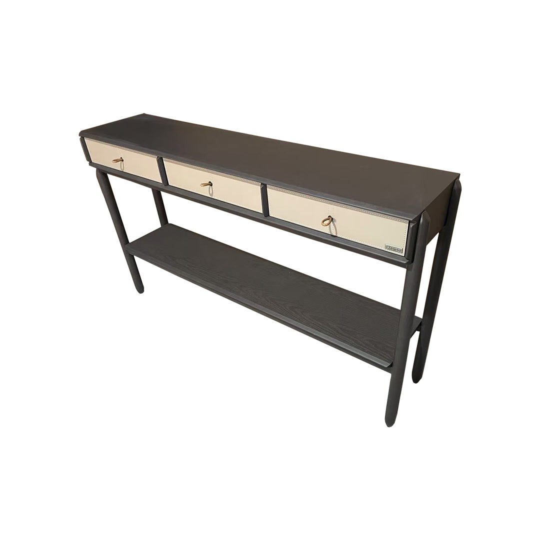 Albus Saddle Leather Console/Cabinet JK-X03 -  Consoles - ebarza Furniture UAE | Shop Modern Furniture in Abu Dhabi & Dubai - مفروشات ايبازرا في الامارات | تسوق اثاث عصري وديكورات مميزة في دبي وابوظبي