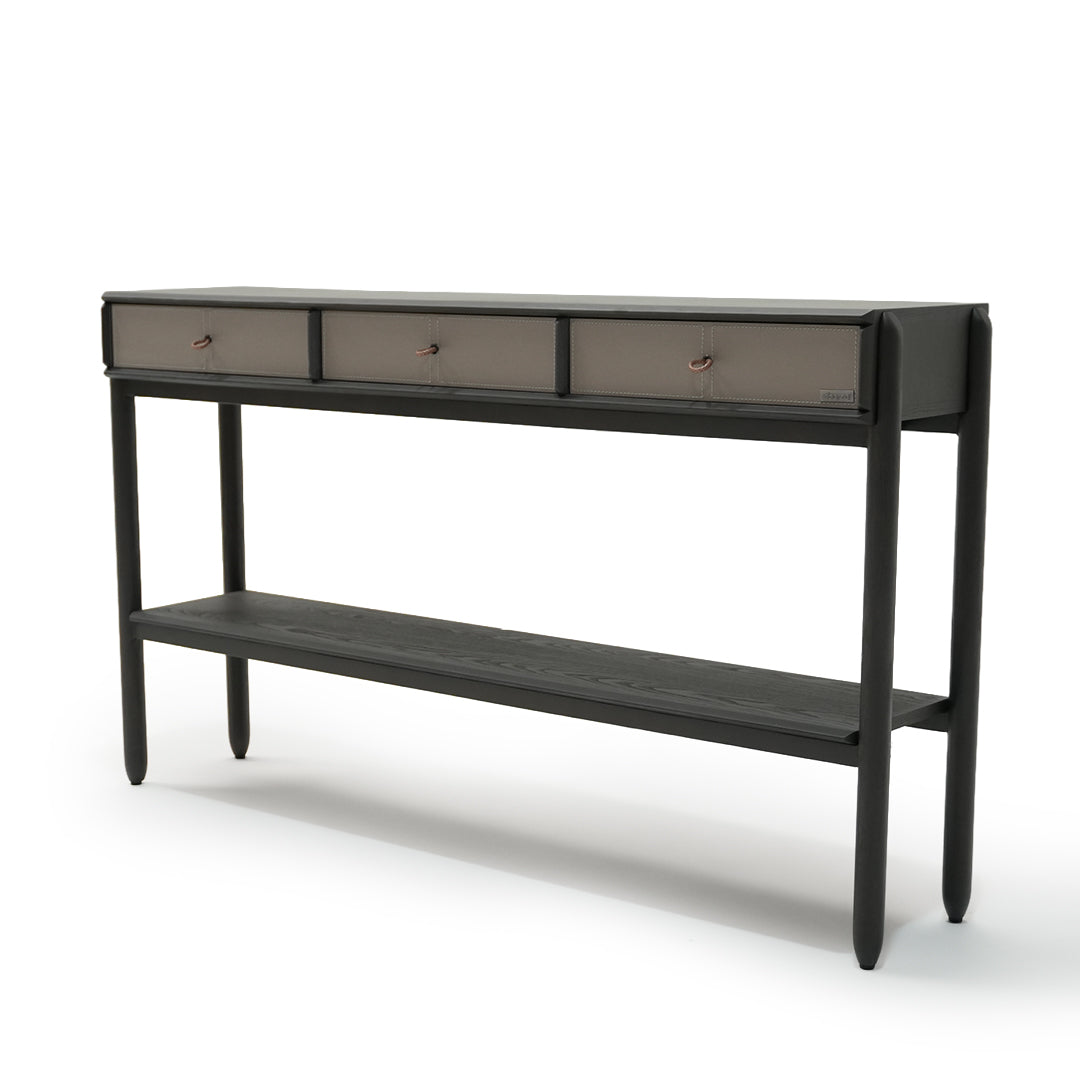 Albus Saddle Leather Console/Cabinet JK-X03