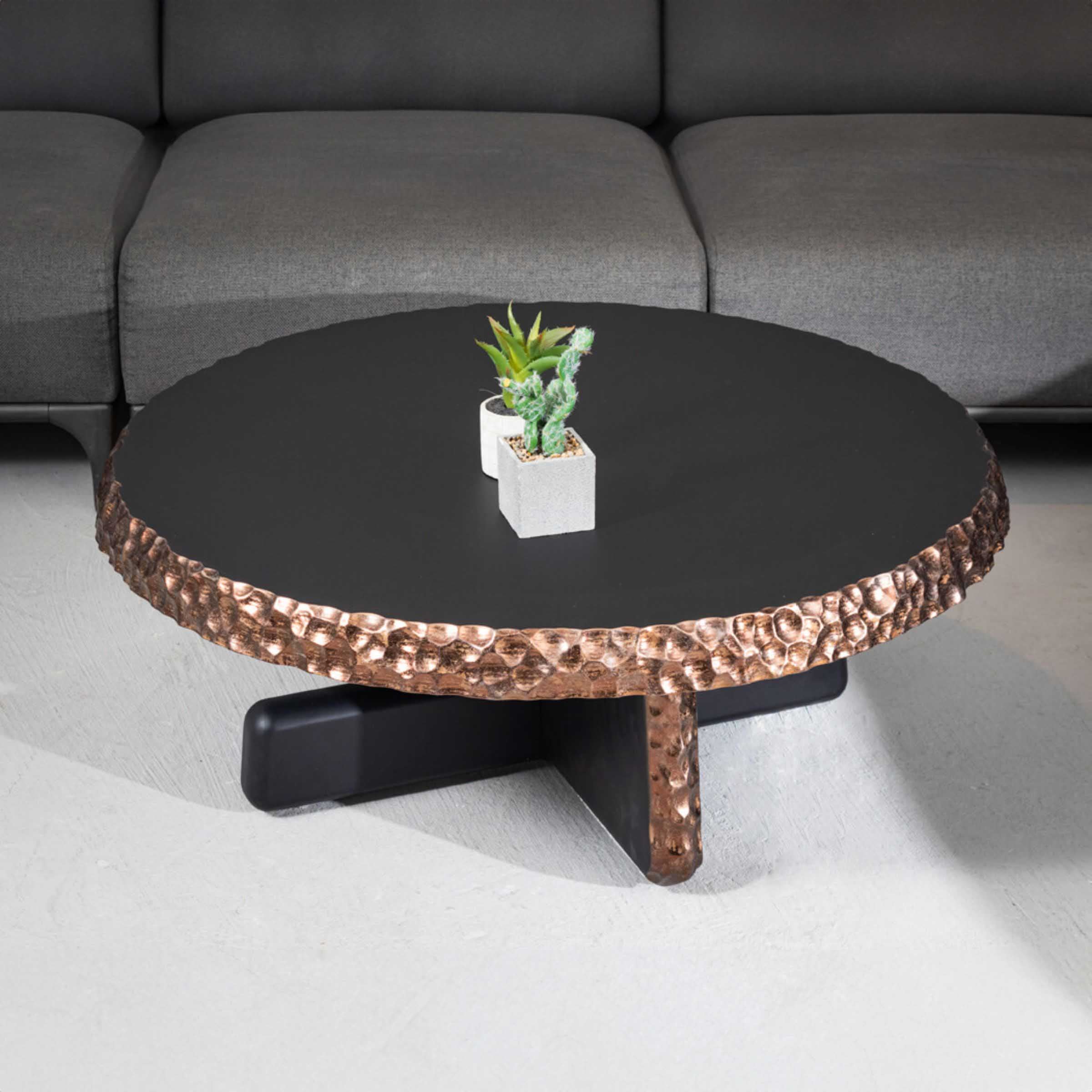 Display Item - Alfa Round Center Table AR-CT01-TGYAS -  USED ITEM | قطعة من المعرض - طاولة مركزية مستديرة من ألفا - ebarza Furniture UAE | Shop Modern Furniture in Abu Dhabi & Dubai - مفروشات ايبازرا في الامارات | تسوق اثاث عصري وديكورات مميزة في دبي وابوظبي