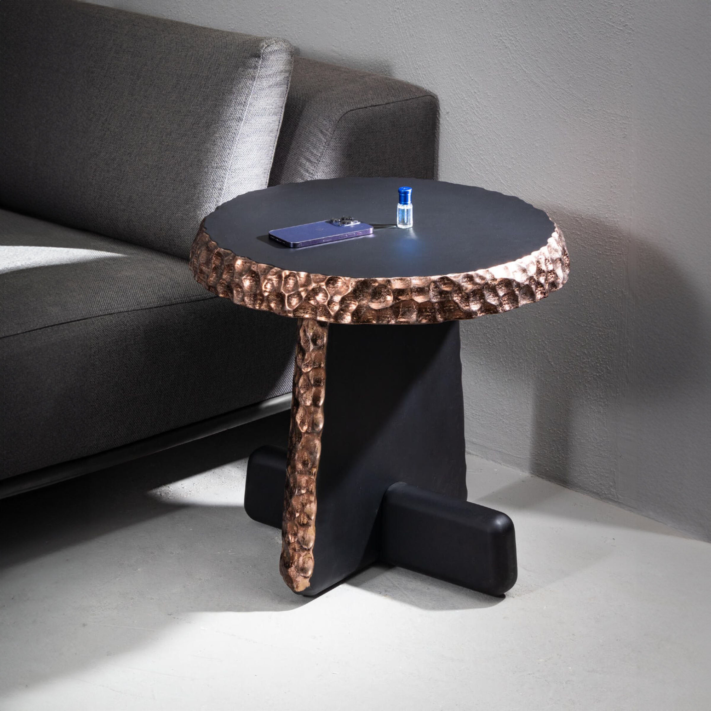 Alfa Side Table AF-ST02-TG -  Side Tables | طاولة جانبية ألفا - ebarza Furniture UAE | Shop Modern Furniture in Abu Dhabi & Dubai - مفروشات ايبازرا في الامارات | تسوق اثاث عصري وديكورات مميزة في دبي وابوظبي