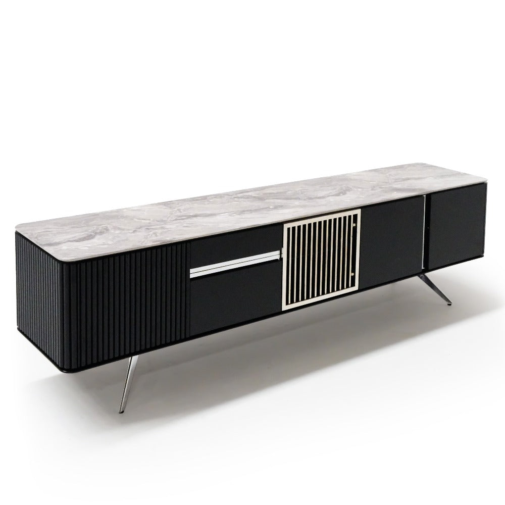 Beretta Tv Unit Ber00005 -  TV Units - ebarza Furniture UAE | Shop Modern Furniture in Abu Dhabi & Dubai - مفروشات ايبازرا في الامارات | تسوق اثاث عصري وديكورات مميزة في دبي وابوظبي